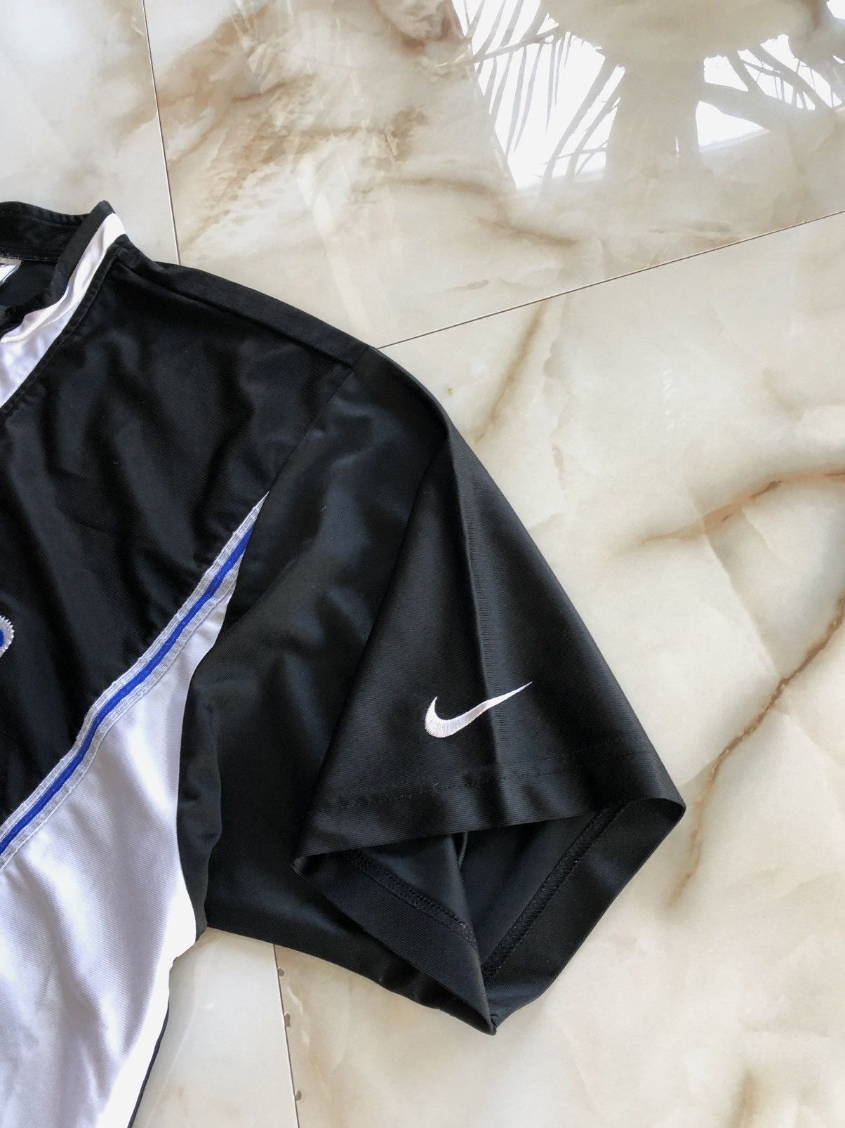 Nike × Nike ACG × Vintage 90s Vintage Nike Spell Out Shell Logo Jersey Size US XL / EU 56 / 4 - 3 Thumbnail