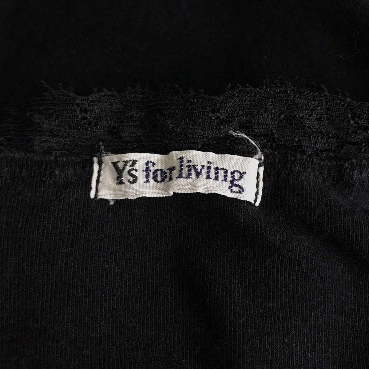 Y's Ys For Living By YOHJI YAMAMOTO Tank LacedSleeveless T shirt Size ONE SIZE - 4 Thumbnail