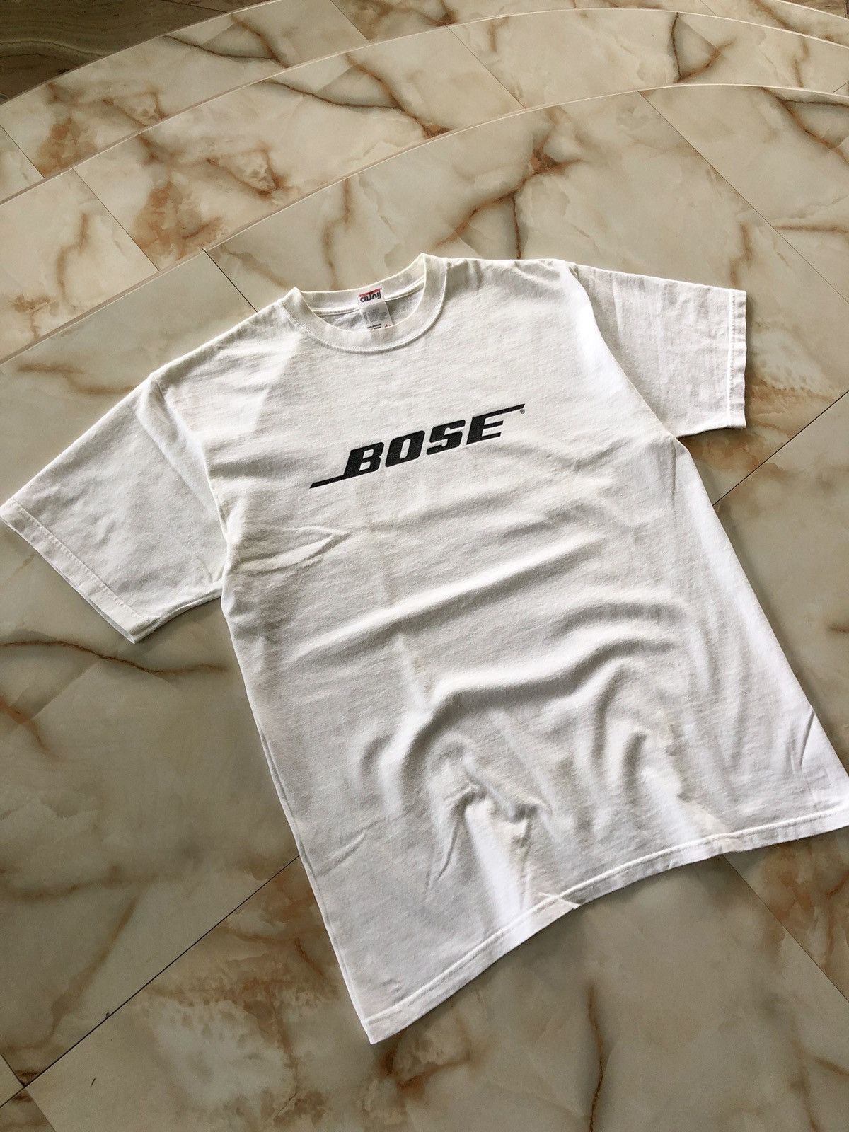 Anvil × Vintage Vintage Anvil Bose Logo Tee Size US L / EU 52-54 / 3 - 3 Thumbnail