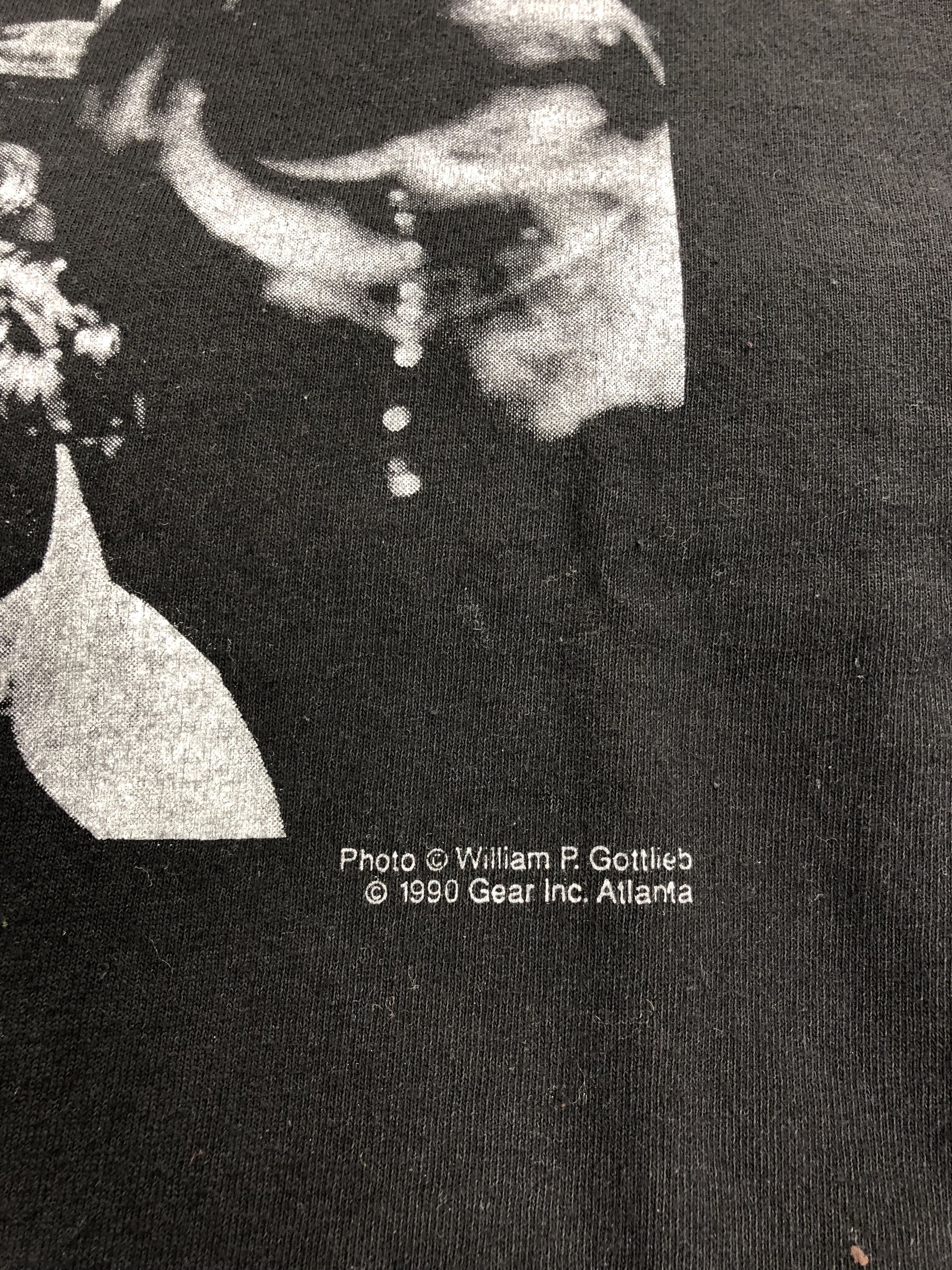 Band Tees Vintage 1990 Louis Armstrong Satchmo thrashed t-shirt Size US XL / EU 56 / 4 - 6 Thumbnail