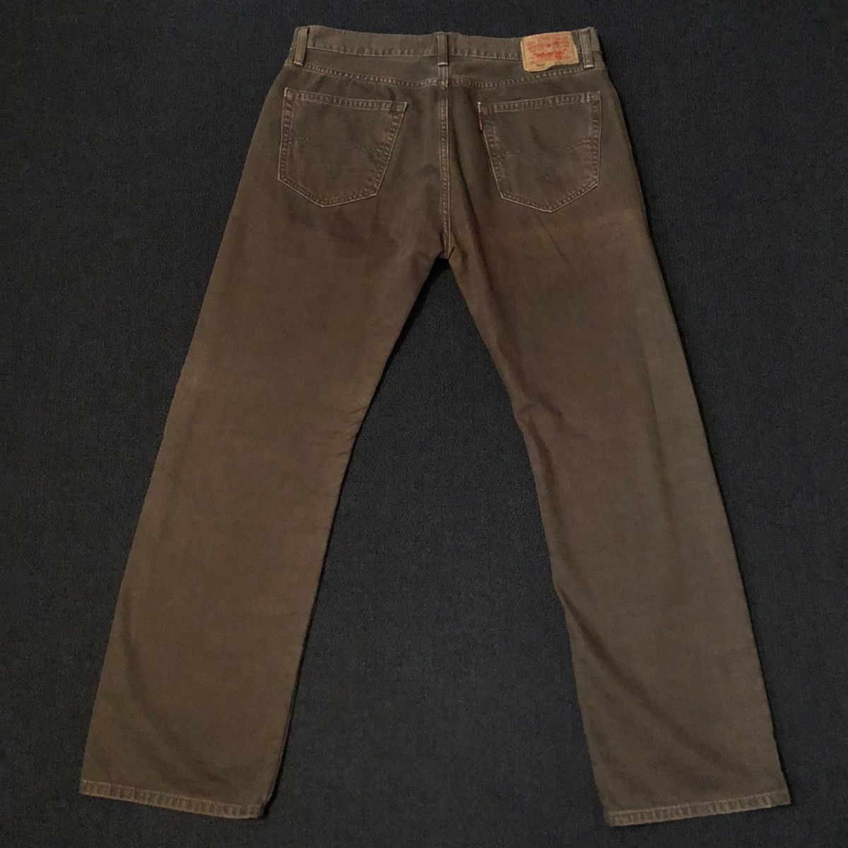 Levi's Vintage Levi’s 505 Straight Fit Dark Grey Denim Jeans 34x30 Size US 34 / EU 50 - 2 Thumbnail