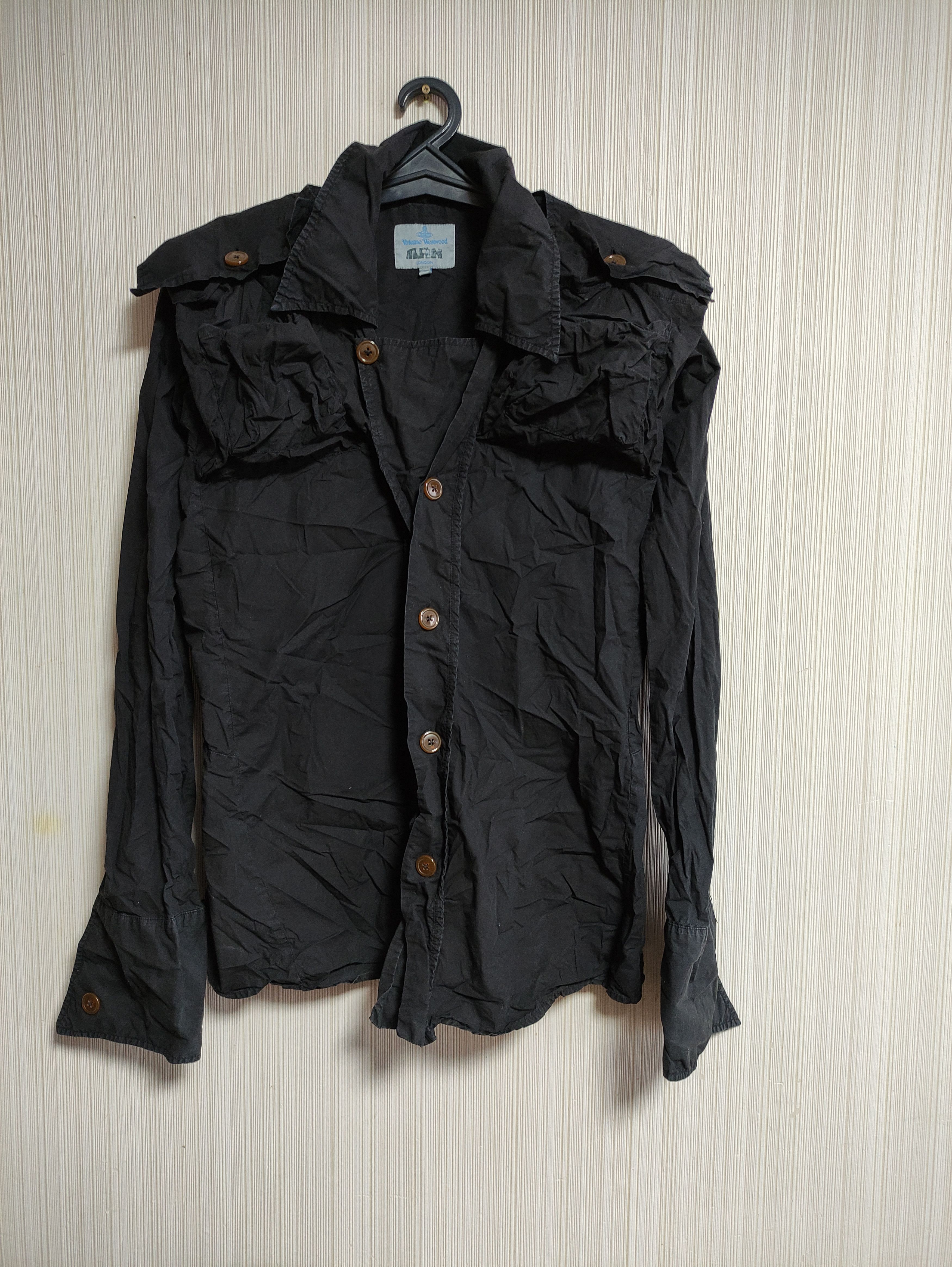 image of Archival Clothing x Vintage Vivienne Westwood Cargo Shirts Item in Black, Men's (Size Medium)