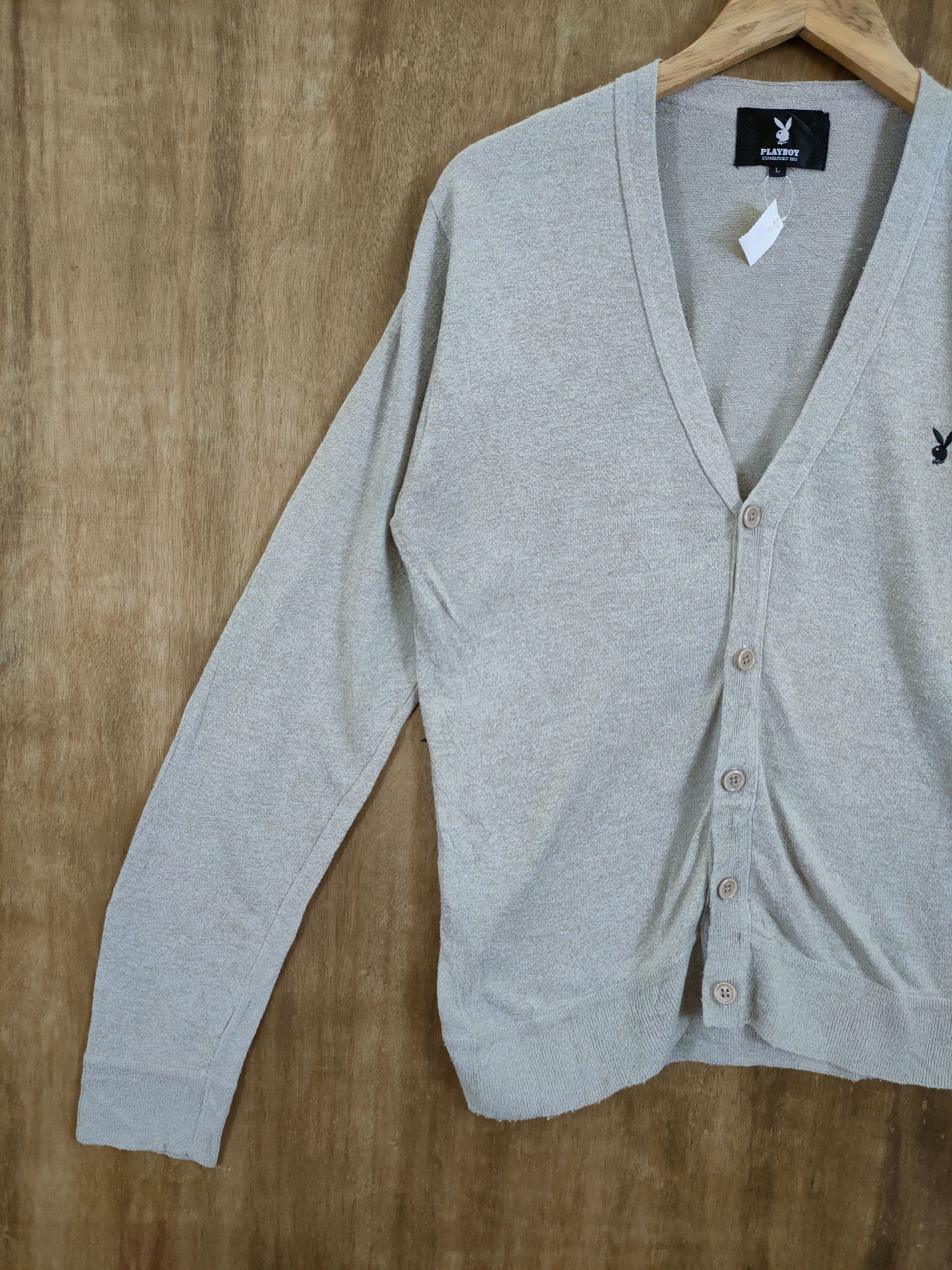 Playboy D Playboy knitwear cardigan streetwear #46-945 Size US M / EU 48-50 / 2 - 2 Thumbnail