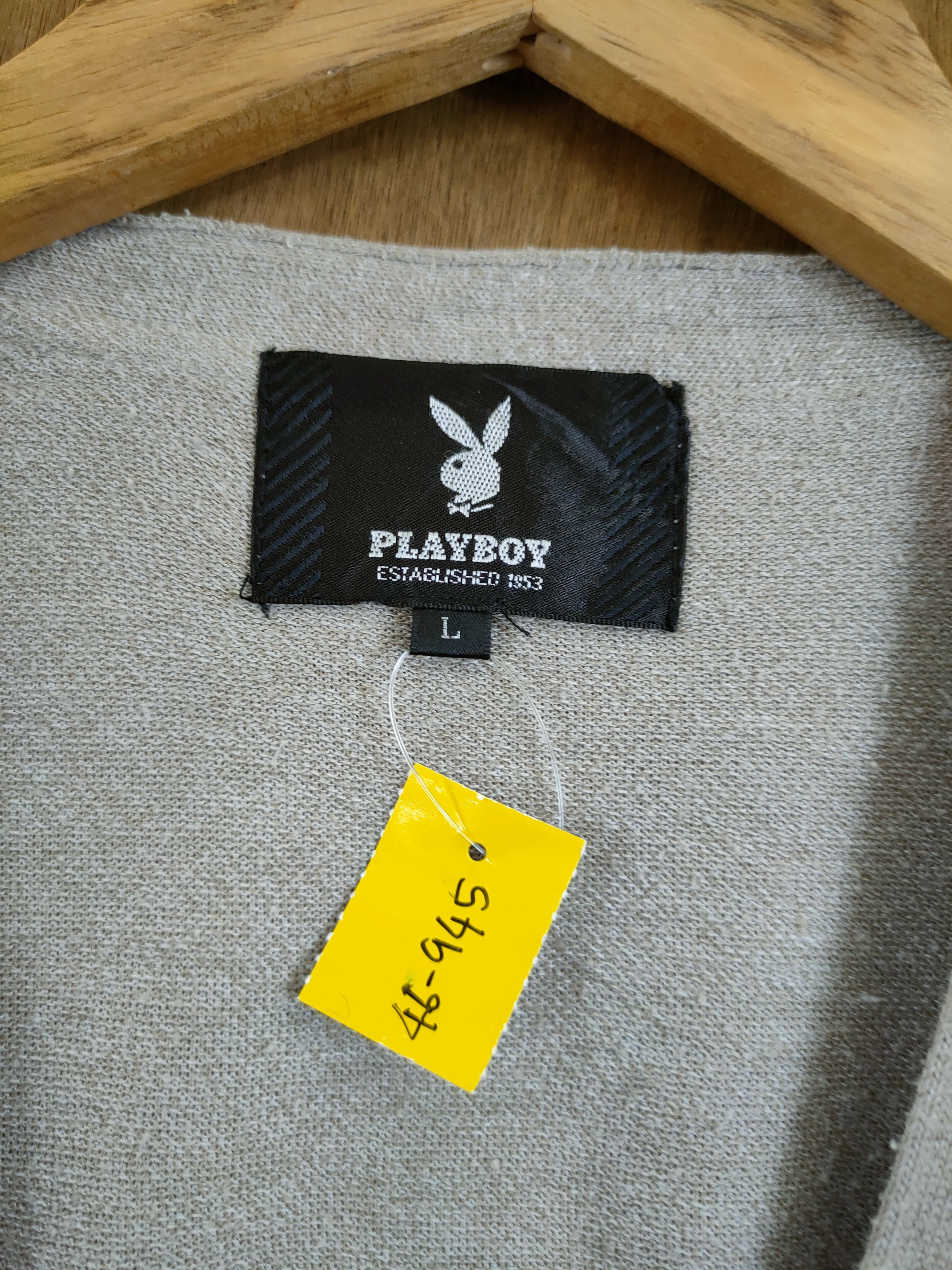 Playboy D Playboy knitwear cardigan streetwear #46-945 Size US M / EU 48-50 / 2 - 5 Thumbnail