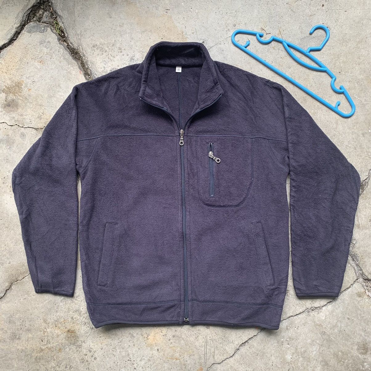 Japanese Brand × Uniqlo Uniqlo light jacket fleece zipper Size US M / EU 48-50 / 2 - 1 Thumbnail