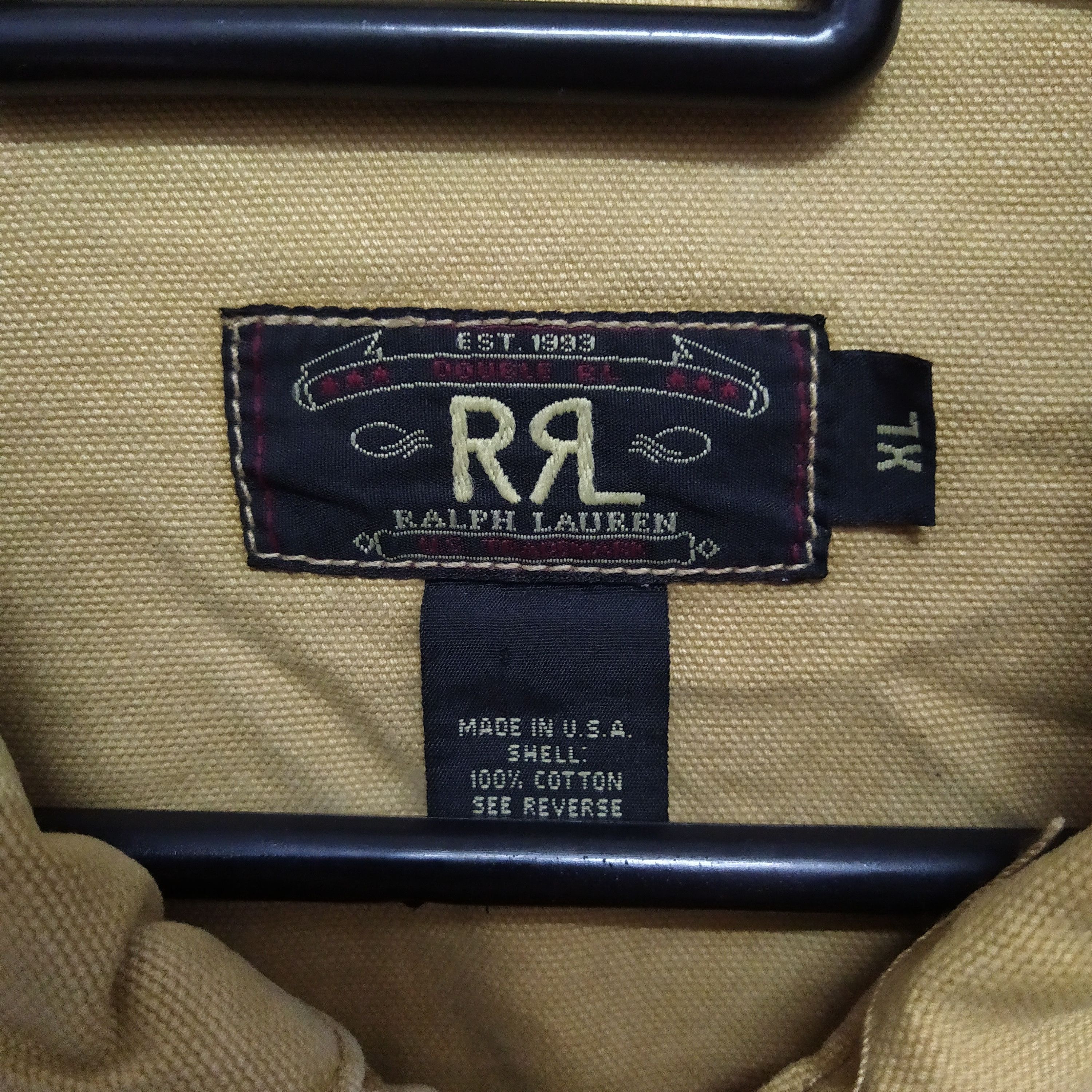 Polo Ralph Lauren 90s RRL RALPH LAUREN DOUBLE RL JACKET USA (D470) Size US XL / EU 56 / 4 - 3 Thumbnail
