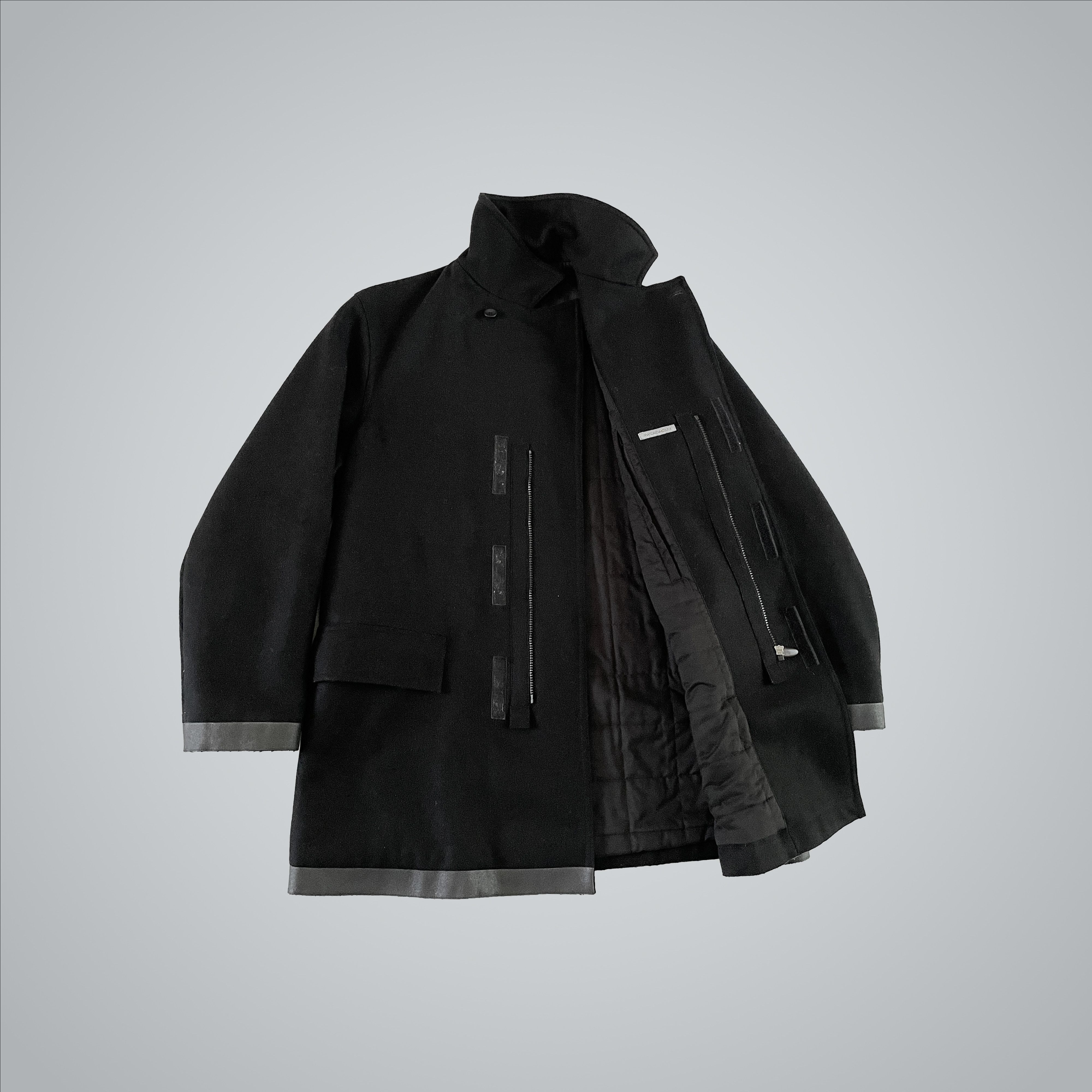 Mandarina Duck Mandarina Duck Wool coat with rubber hems Size US XL / EU 56 / 4 - 3 Thumbnail