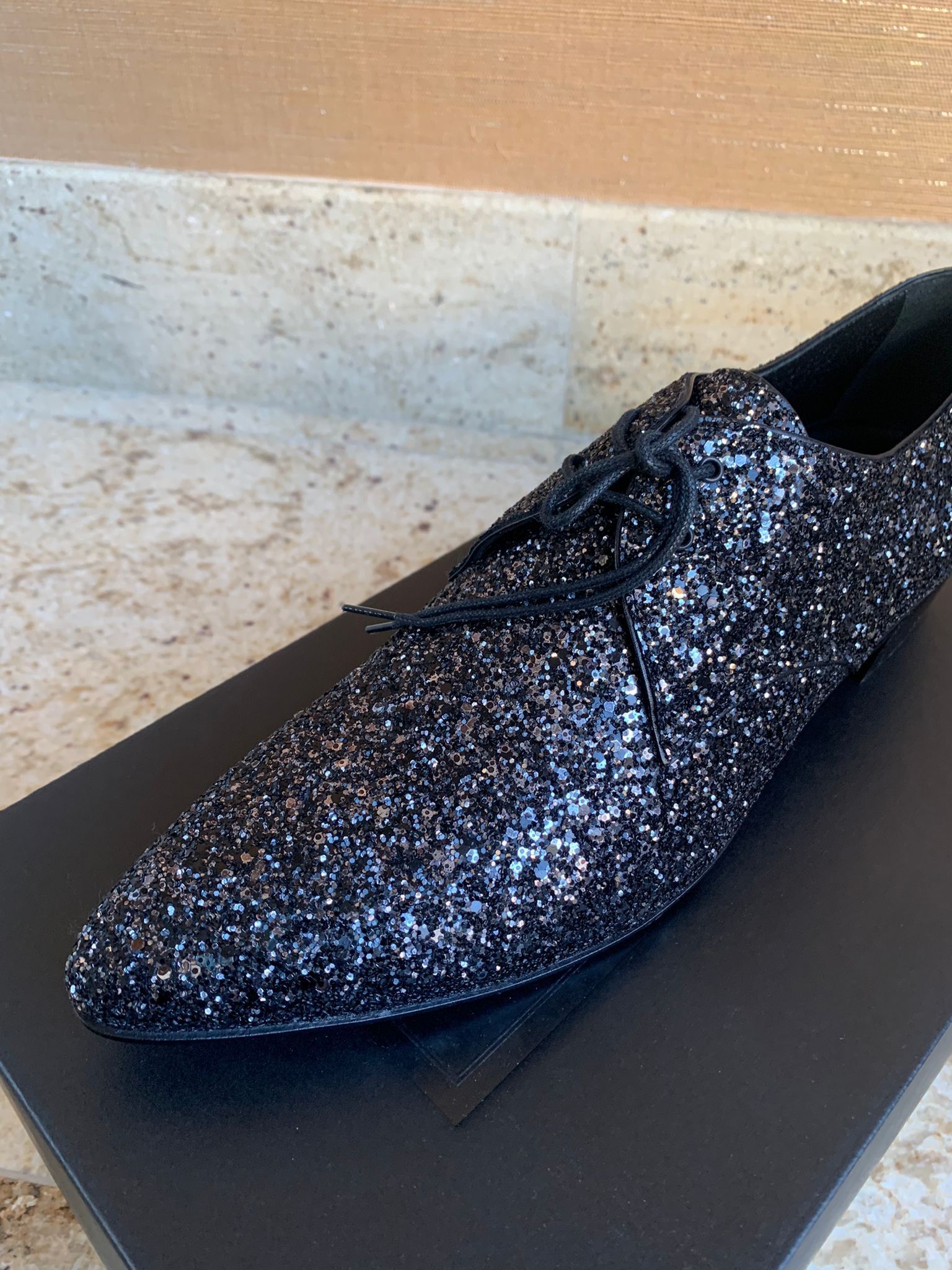Saint Laurent Paris Hopper 30 Derby in Glitter Size US 10 / EU 43 - 3 Thumbnail
