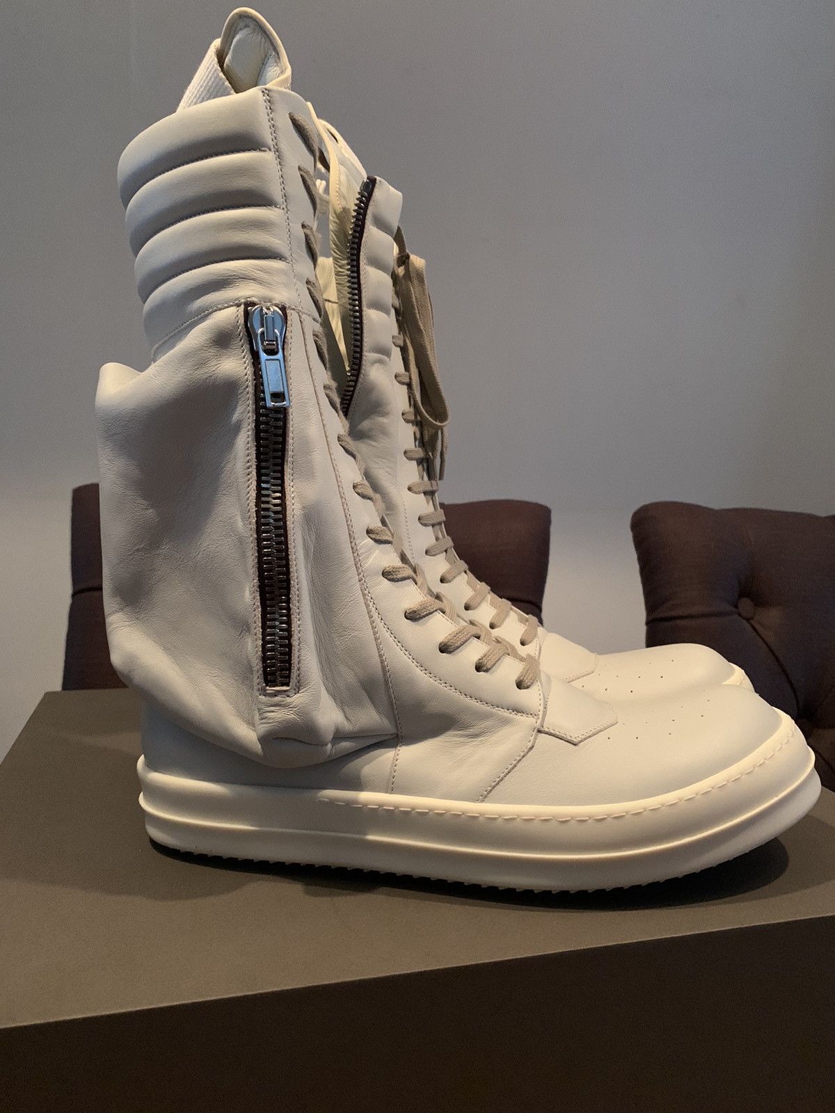 Rick Owens 1-1 CARGOBASKETS!!! EU44 Size US 11 / EU 44 - 1 Thumbnail