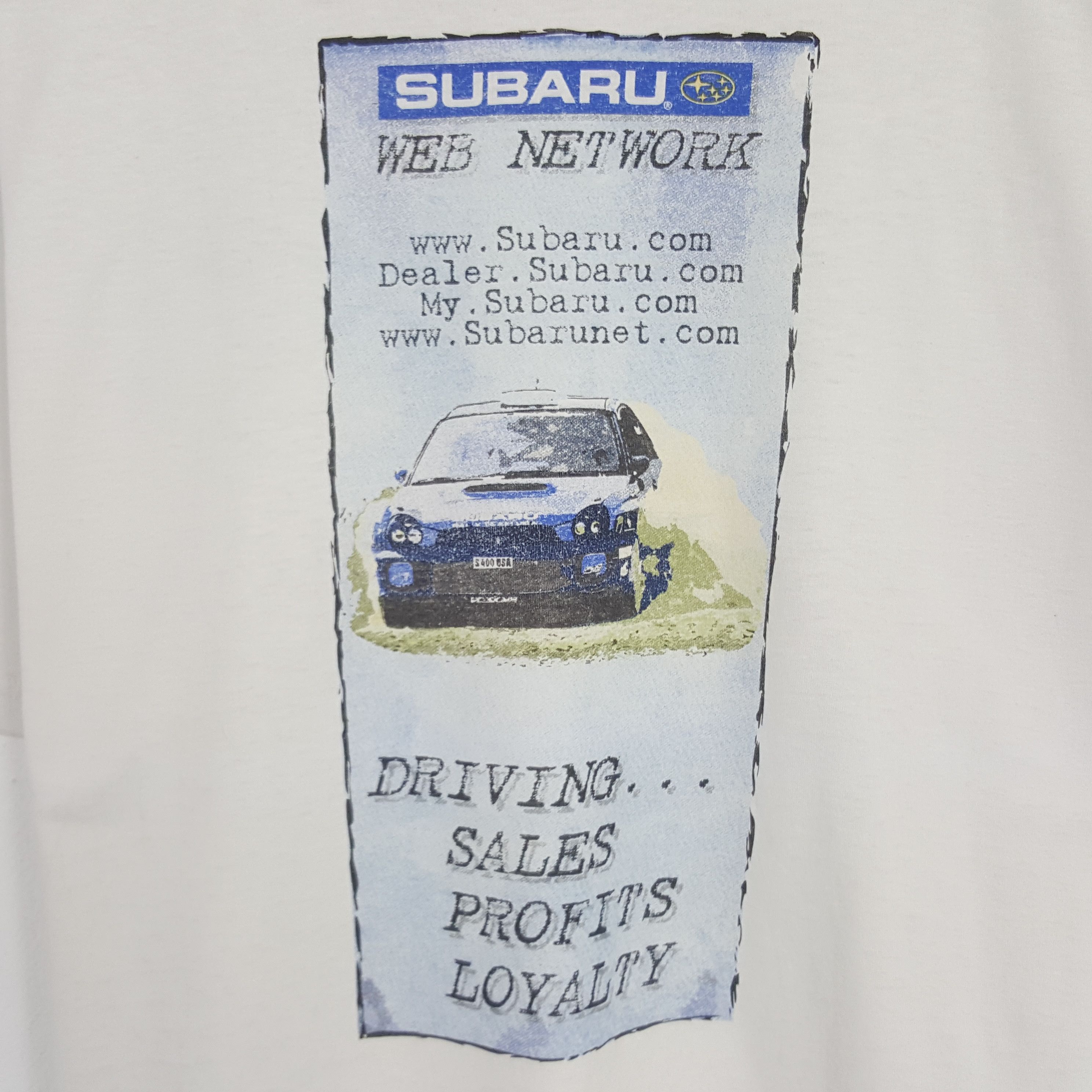 Vintage Vintage Subaru Web Network Tshirt Size US XL / EU 56 / 4 - 4 Thumbnail