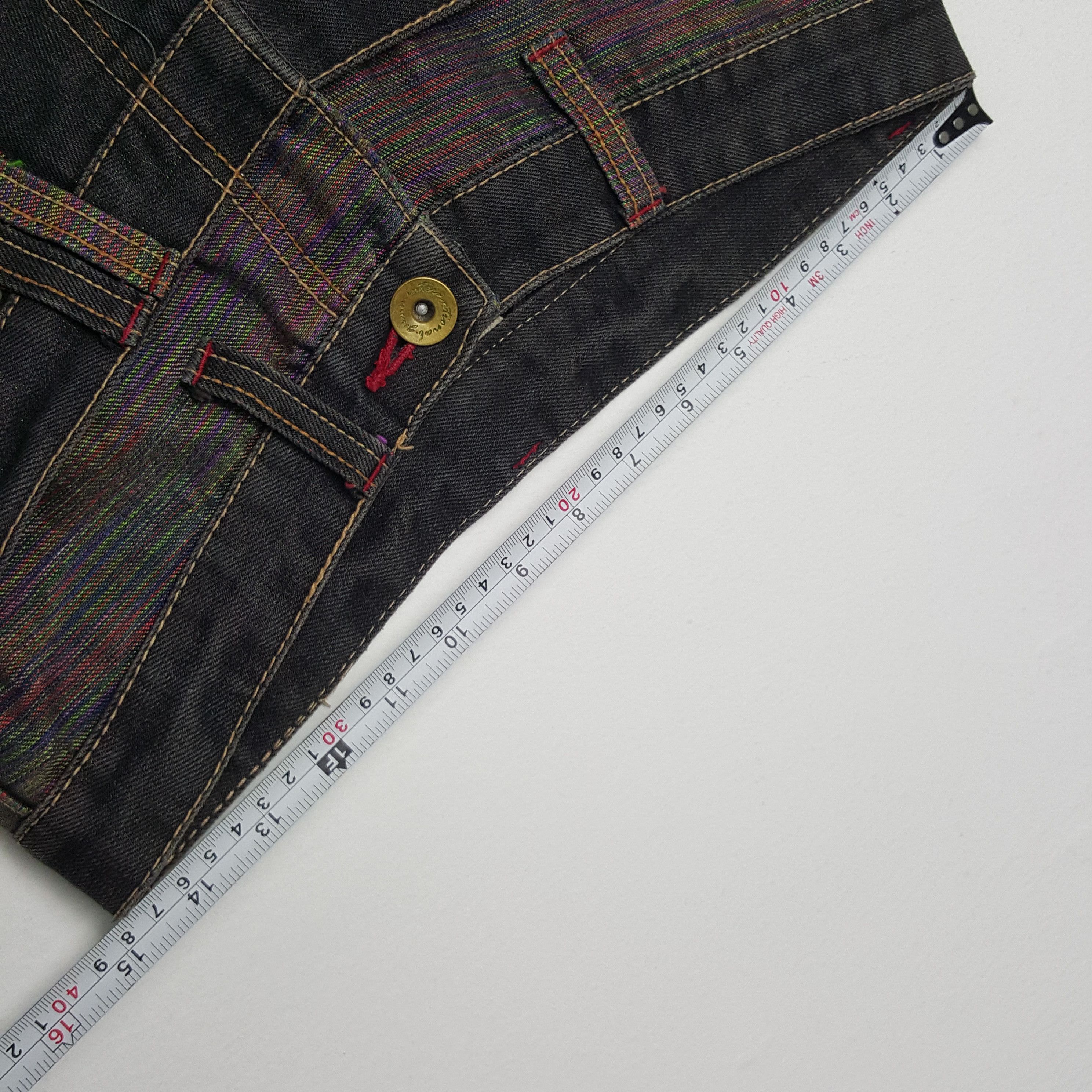 Japanese Brand × Vintage Vintage Japanese Punk Style Denim Jeans Size US 29 - 7 Thumbnail