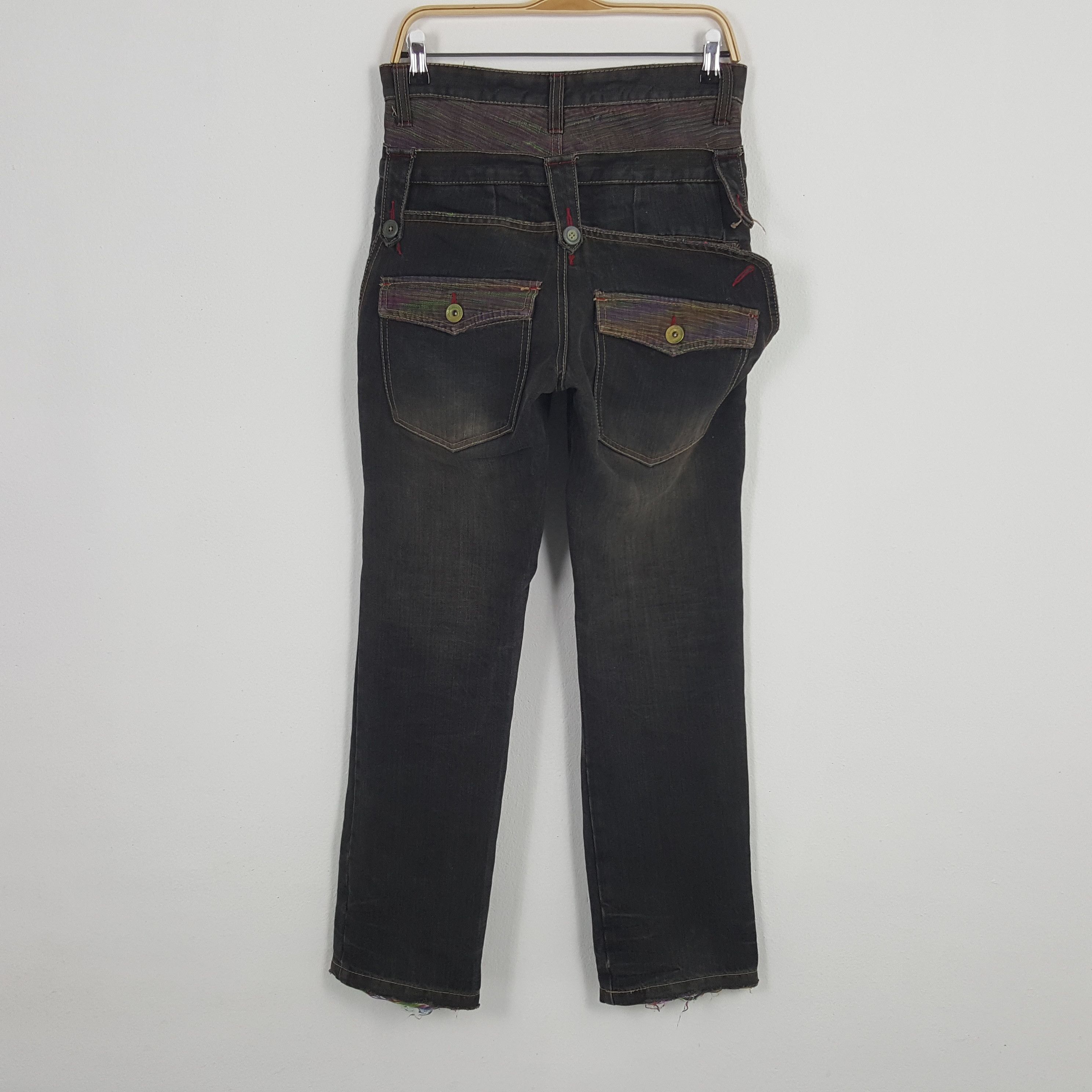Japanese Brand × Vintage Vintage Japanese Punk Style Denim Jeans Size US 29 - 4 Thumbnail