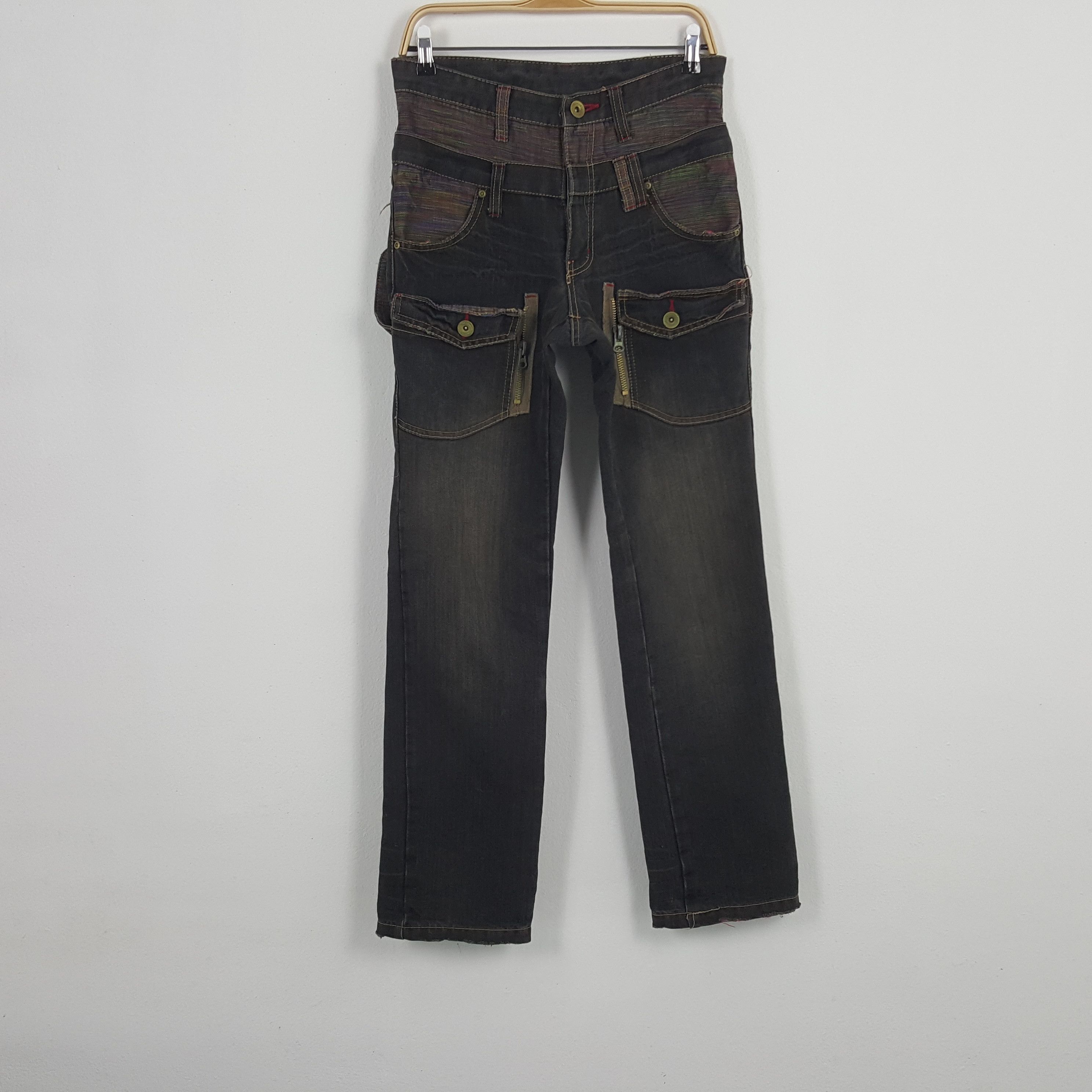 Japanese Brand × Vintage Vintage Japanese Punk Style Denim Jeans Size US 29 - 1 Thumbnail