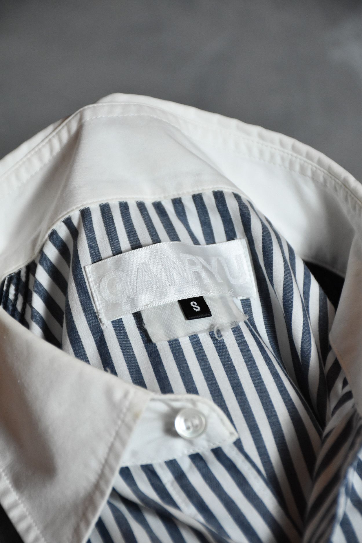 Comme des Garcons Ganryu (comme des garcons) -Splicing stripe shirt Size US L / EU 52-54 / 3 - 7 Thumbnail