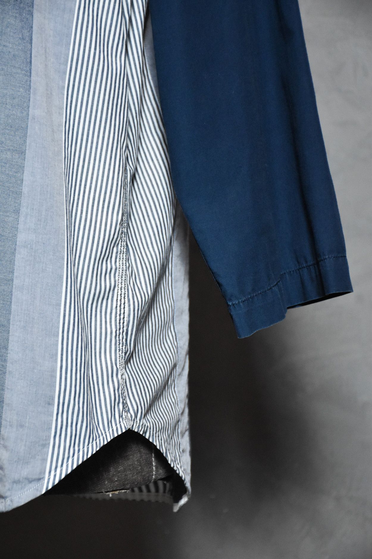 Comme des Garcons Ganryu (comme des garcons) -Splicing stripe shirt Size US L / EU 52-54 / 3 - 4 Thumbnail