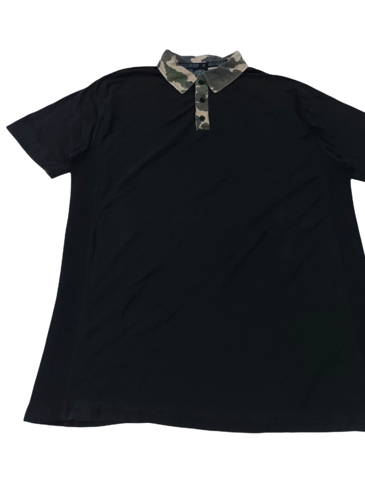 Japanese Brand × Octopus RARE! VTG OCTOPUS ARMY BLACK POLO Size US L / EU 52-54 / 3 - 3 Thumbnail