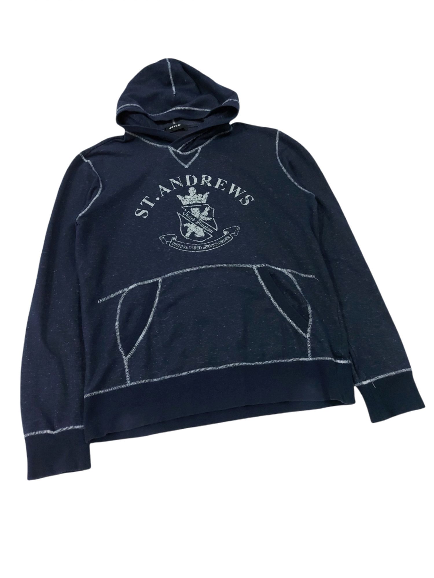 Boycott × Japanese Brand RARE!BOYCOTT JAPANESE STREETWEAR COLLEGIATE HOODIE PULLOVER Size US S / EU 44-46 / 1 - 4 Thumbnail