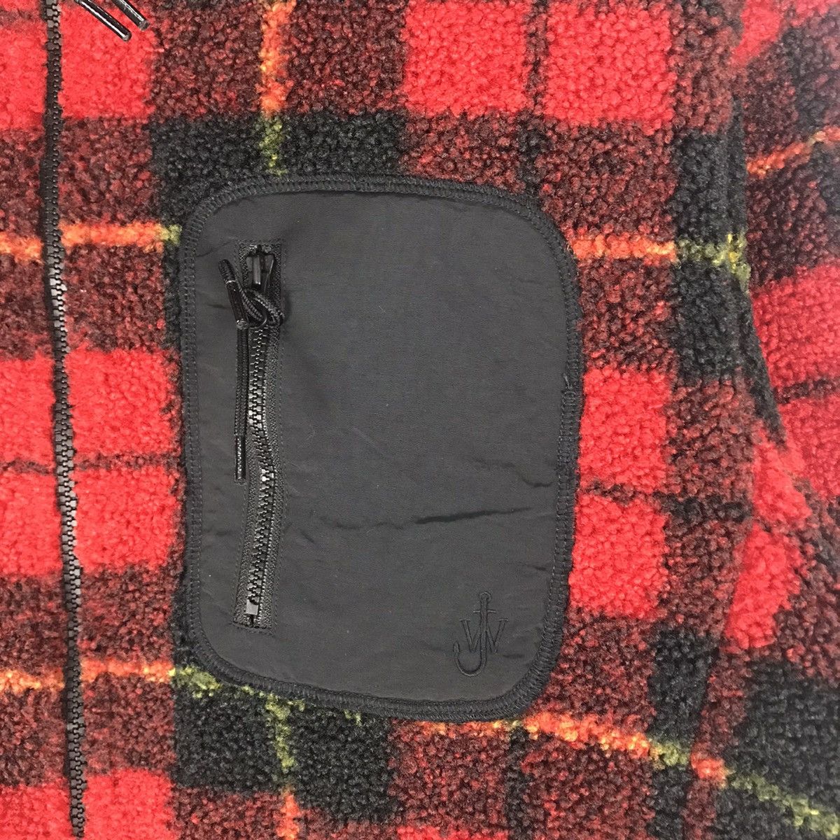 JW Anderson × Japanese Brand Rare J.W Anderson printed fleece tartan pocket jacket Size US L / EU 52-54 / 3 - 2 Thumbnail