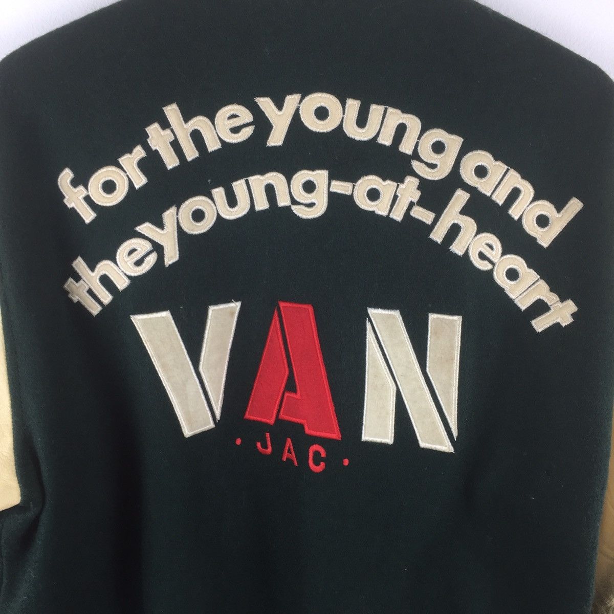 Van × Vintage Vintage Van varsity jacket big spell out Size US M / EU 48-50 / 2 - 2 Thumbnail