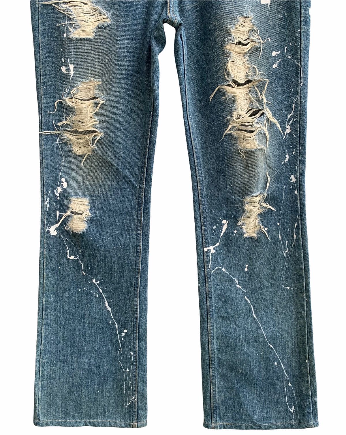 Levi's × Levi's Vintage Clothing Vintage Levis Distressed Denim Flares Size US 29 - 5 Thumbnail