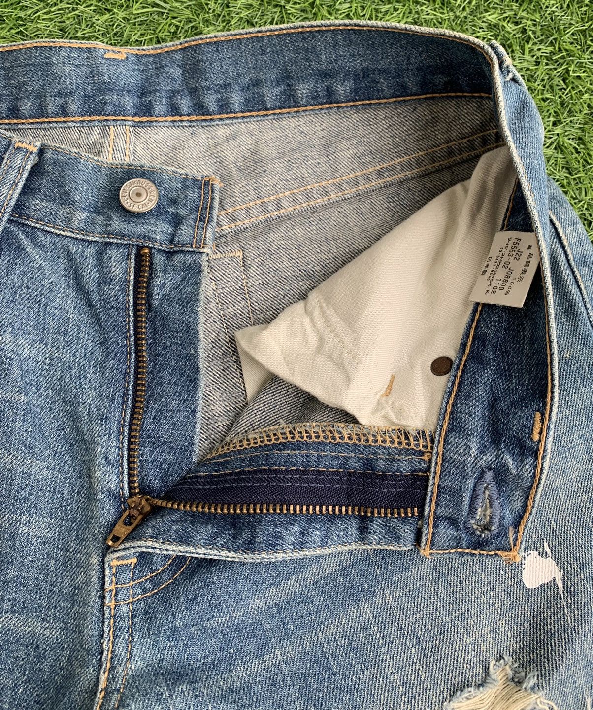 Levi's × Levi's Vintage Clothing Vintage Levis Distressed Denim Flares Size US 29 - 11 Thumbnail