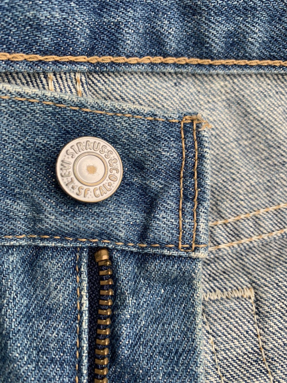 Levi's × Levi's Vintage Clothing Vintage Levis Distressed Denim Flares Size US 29 - 10 Thumbnail