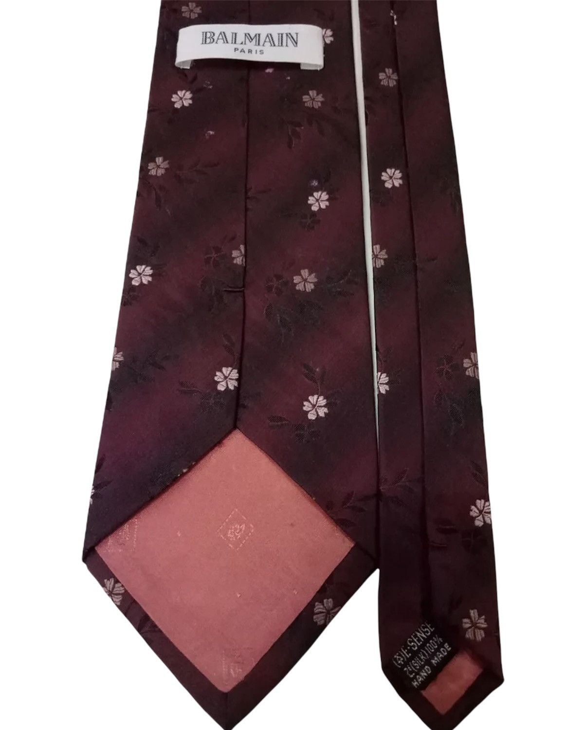 Balmain 💥VINTAGE BALMAIN Necktie Paris silk ties Size ONE SIZE - 6 Thumbnail