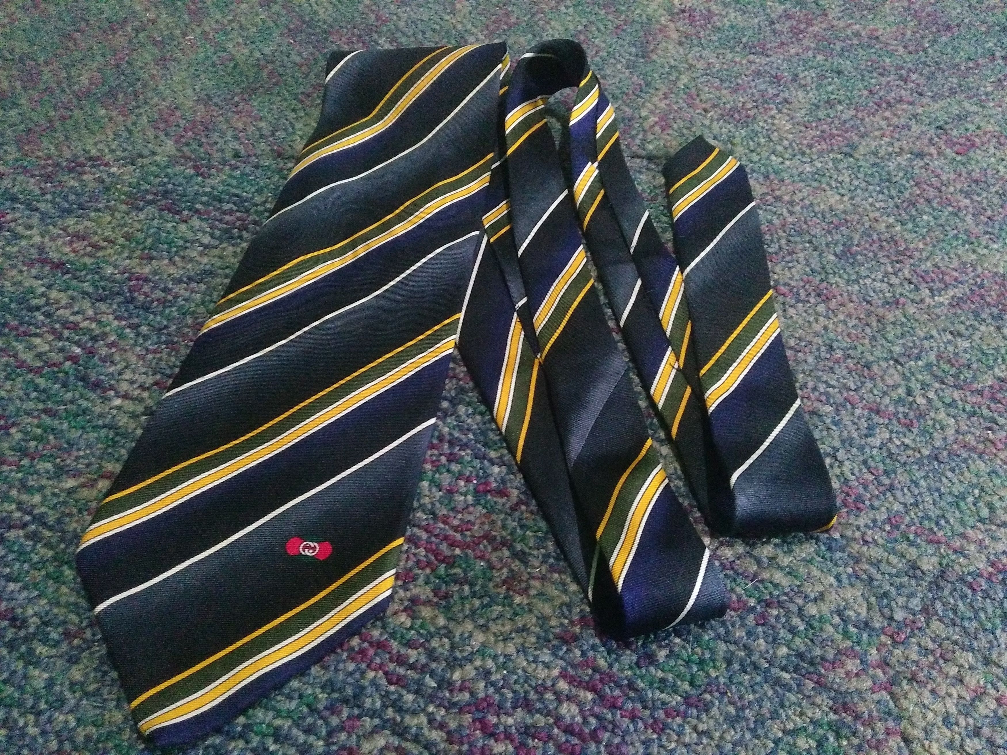 image of Gucci Silk Tie Necktie Gucci Made In Italy, Men's