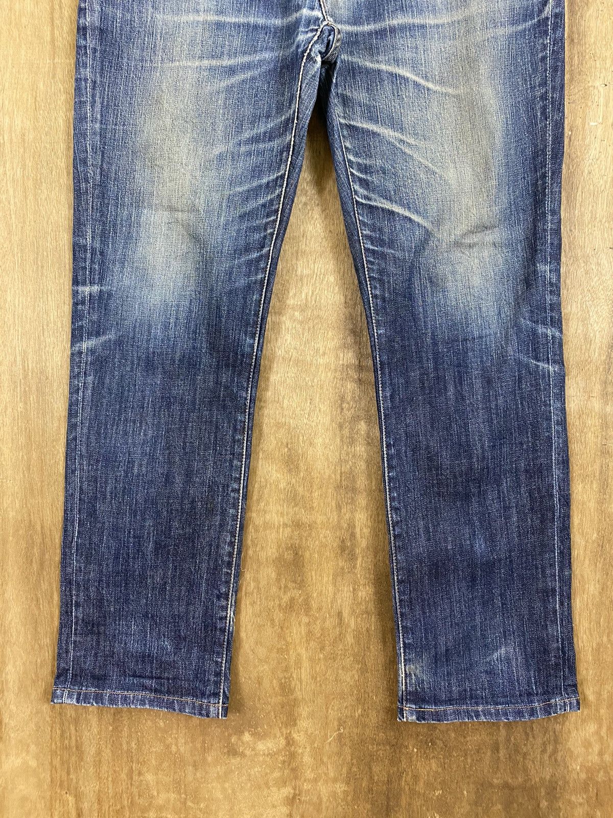 DLS 505 Levi’s Blue Distressed Denim Pants vintage #BB538