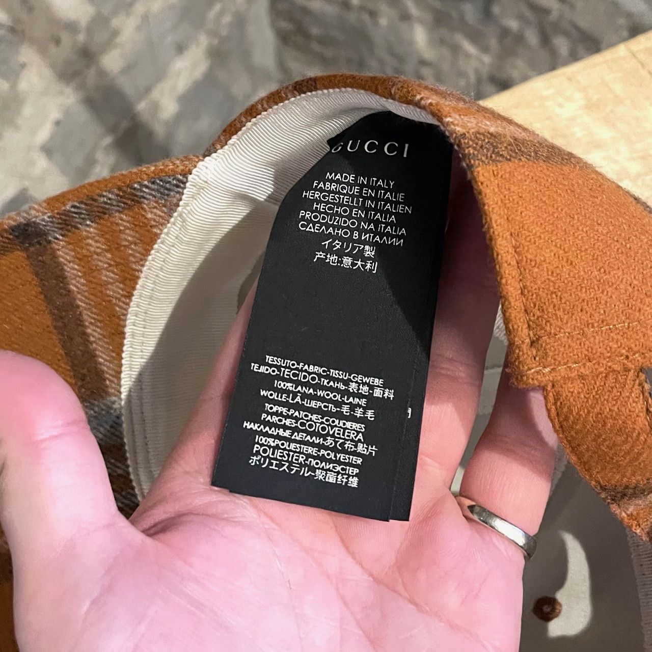 Gucci × New York Yankees Gucci Brown Plaid New York Yankees Cap Size ONE SIZE - 8 Thumbnail
