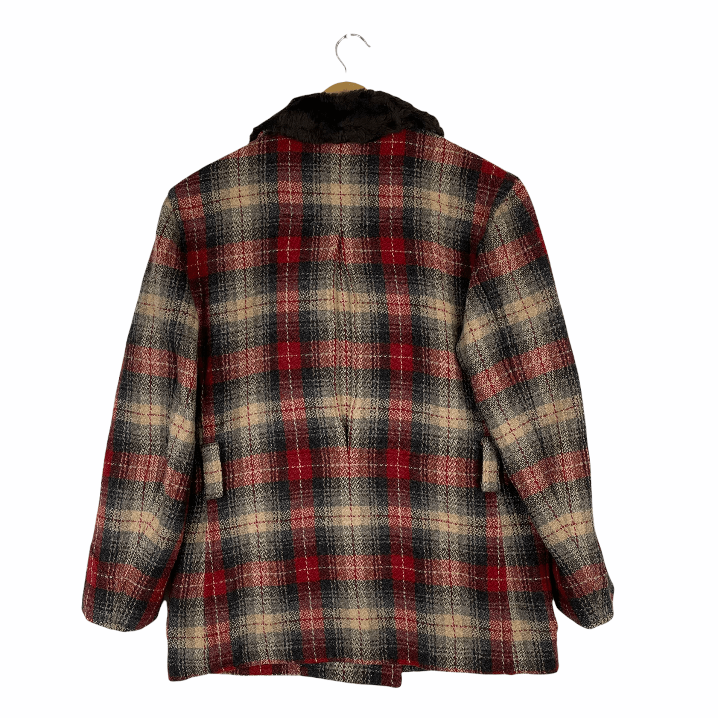 Ralph Lauren Vintage Y2K RALPH LAUREN Tartan Check Wool Coat Jacket Size US M / EU 48-50 / 2 - 7 Thumbnail