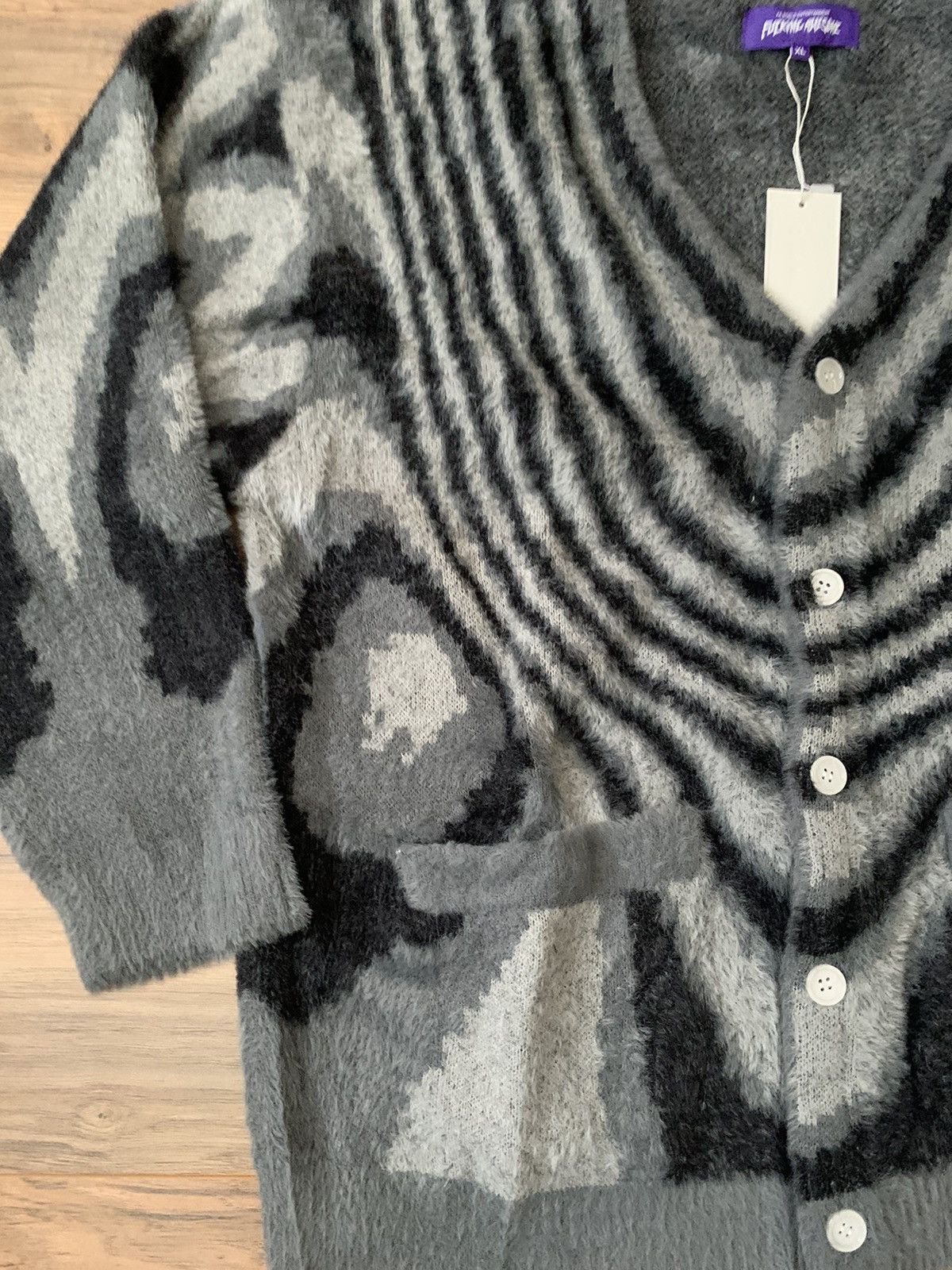 Fucking Awesome Fucking Awesome Acid Hairy Cardigan Size US XL / EU 56 / 4 - 3 Thumbnail