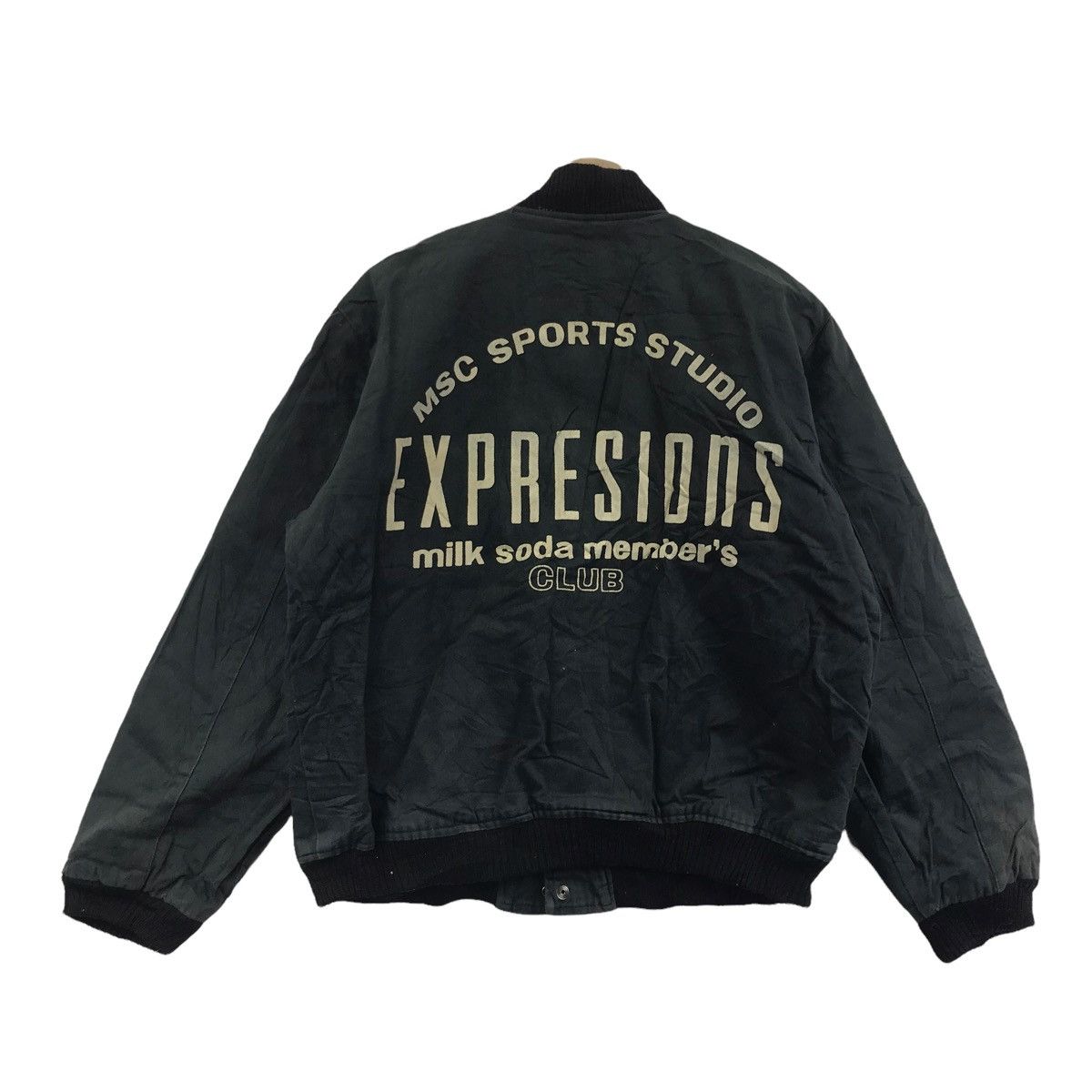 Vintage MILK SODA CLUB Sports Studio Sanzoku No Yakata BomberJacket Size US M / EU 48-50 / 2 - 1 Thumbnail