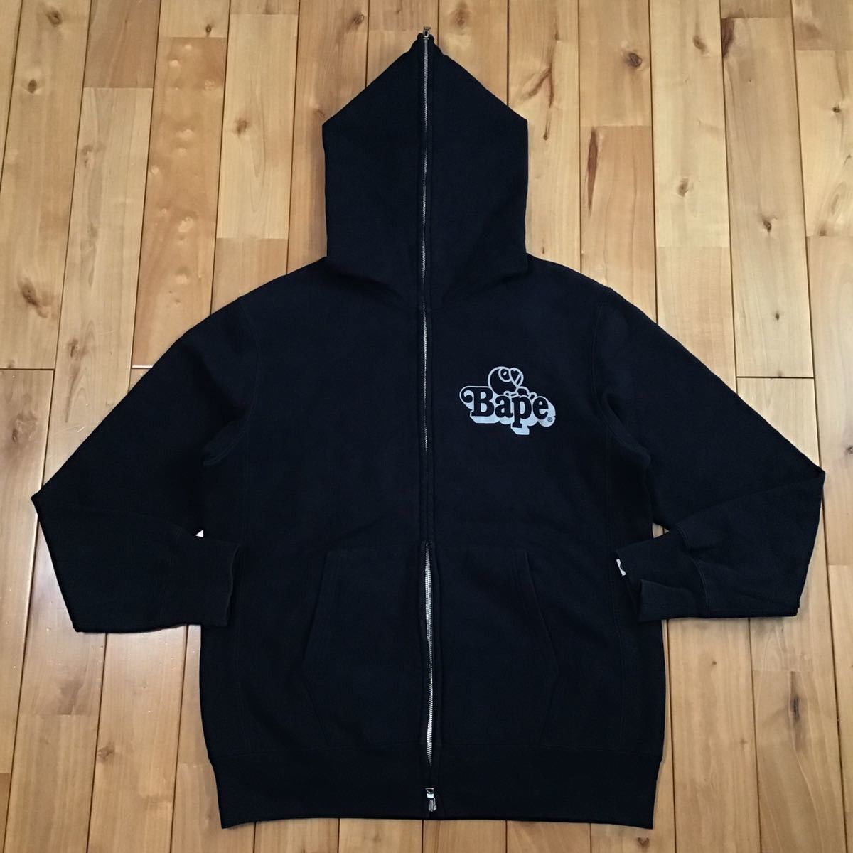 Bape BAPE Milo All Star Full Zip Hoodie Silver glitter x Navy Size US M / EU 48-50 / 2 - 2 Thumbnail