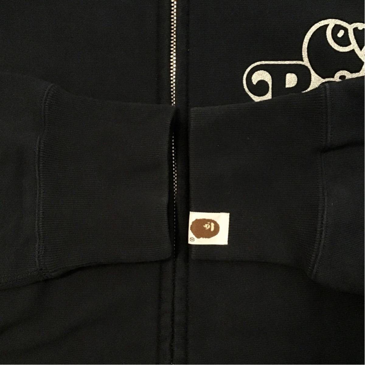 Bape BAPE Milo All Star Full Zip Hoodie Silver glitter x Navy Size US M / EU 48-50 / 2 - 8 Thumbnail