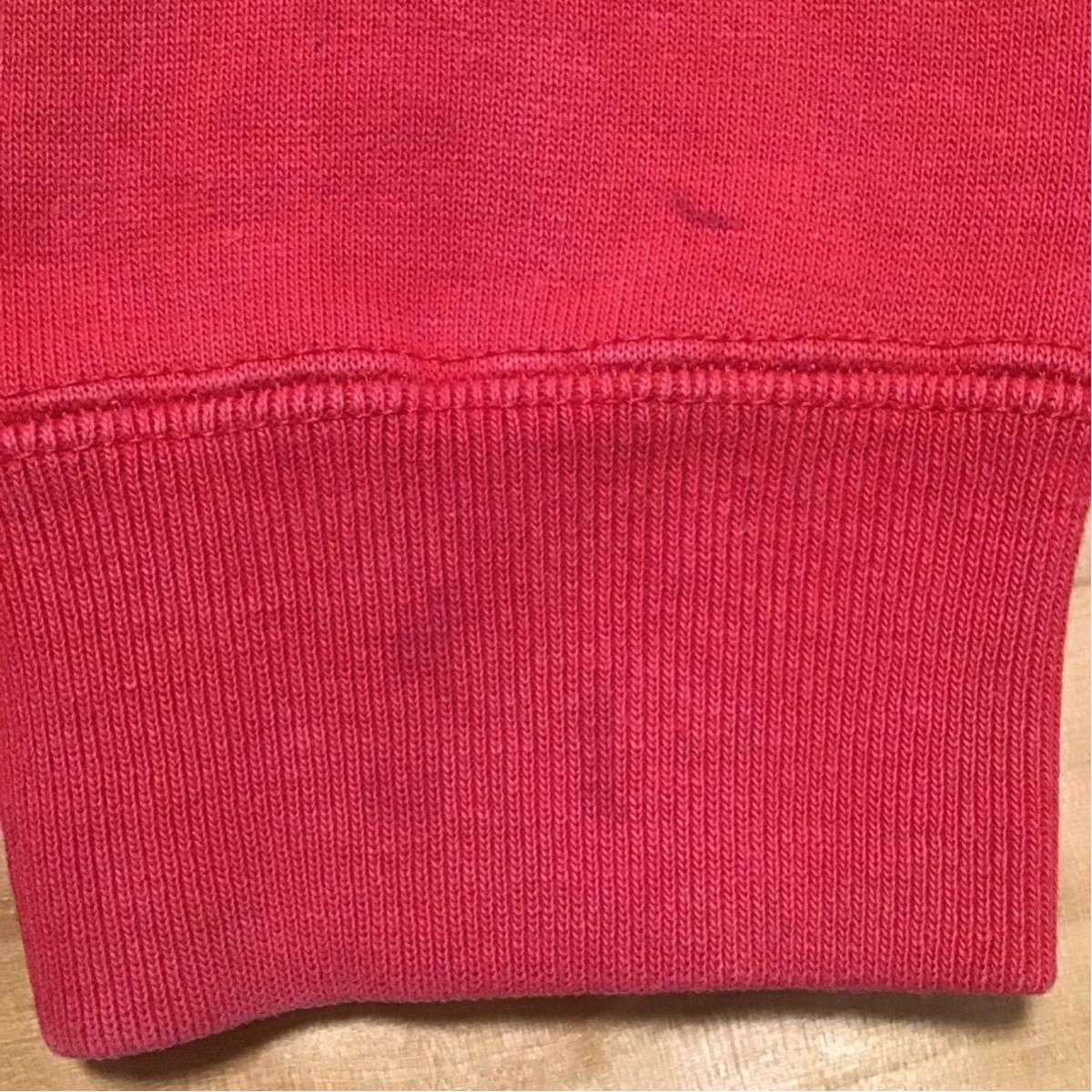 Bape BAPE APE HEAD embroidery logo sweat shirt red Size S / US 4 / IT 40 - 7 Thumbnail