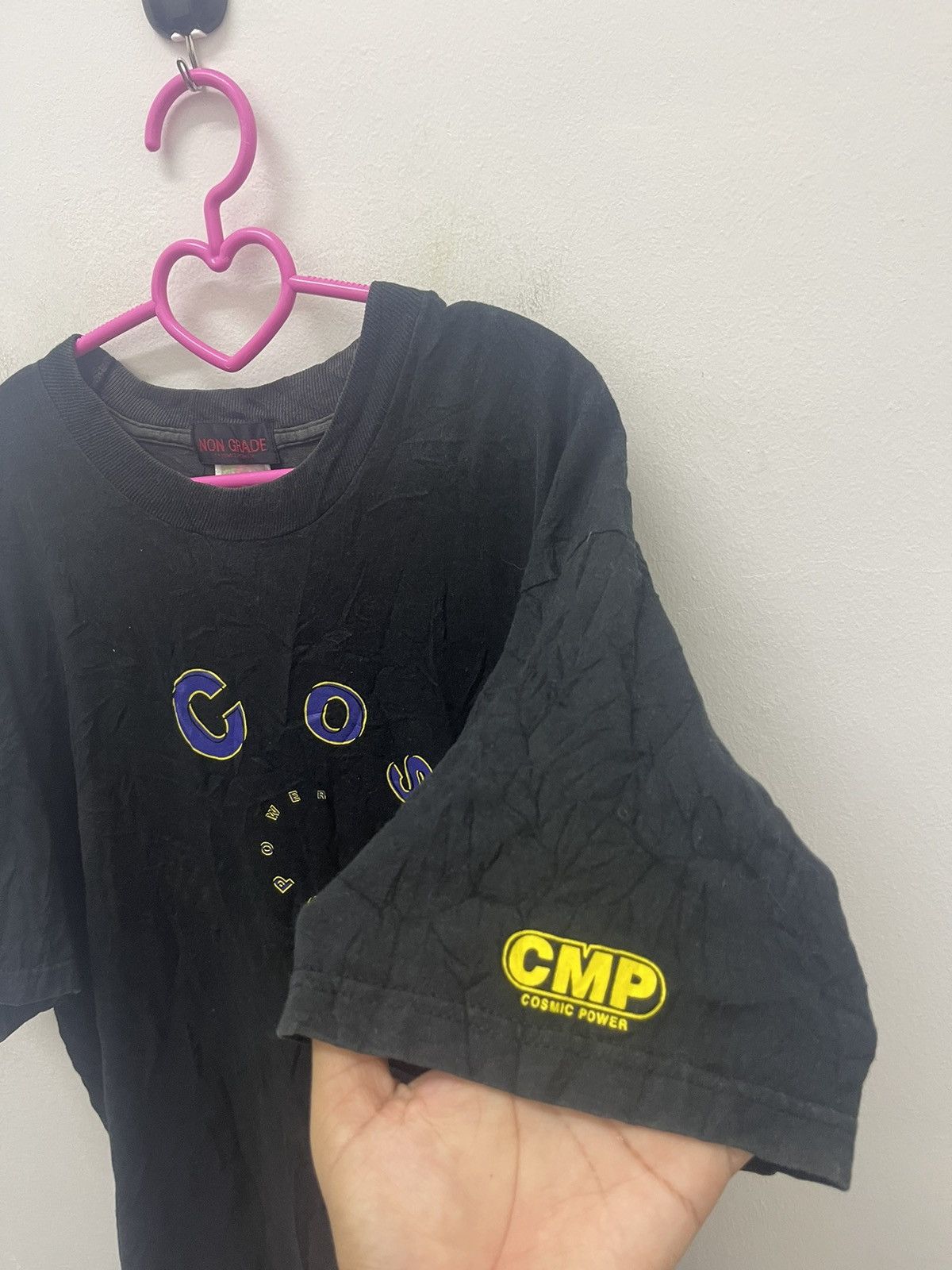 Vintage Rare Vintage COSMIC POWER Non Grade CMP Spell Out Thrashed Size US XL / EU 56 / 4 - 3 Thumbnail