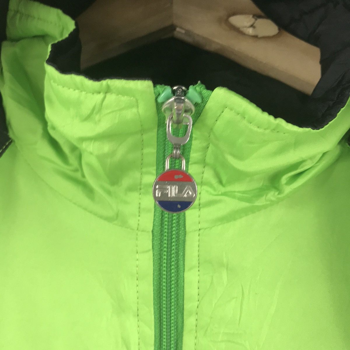 Fila FILA ITALY Moda Nella Stripes Sport Green Hooded Jacket Size US M / EU 48-50 / 2 - 3 Thumbnail