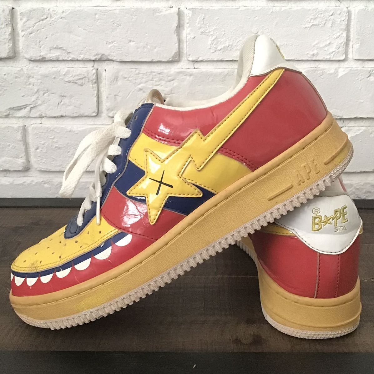 Bape × Kaws BAPE × KAWS CHOMPERS BAPESTA a bathing ape NIGO Size US 9.5 / EU 42-43 - 1 Thumbnail