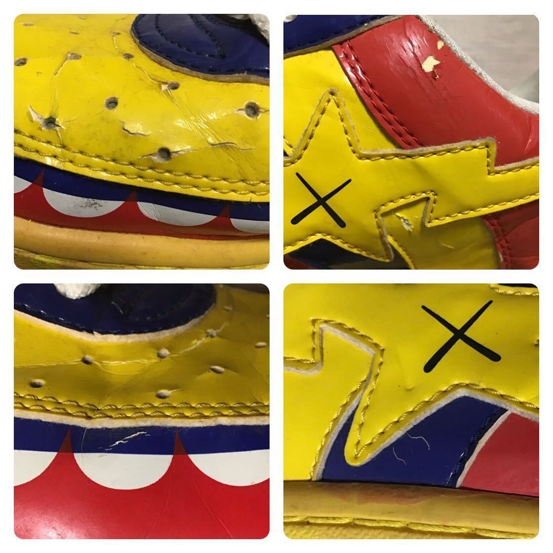 Bape × Kaws BAPE × KAWS CHOMPERS BAPESTA a bathing ape NIGO Size US 9.5 / EU 42-43 - 8 Thumbnail