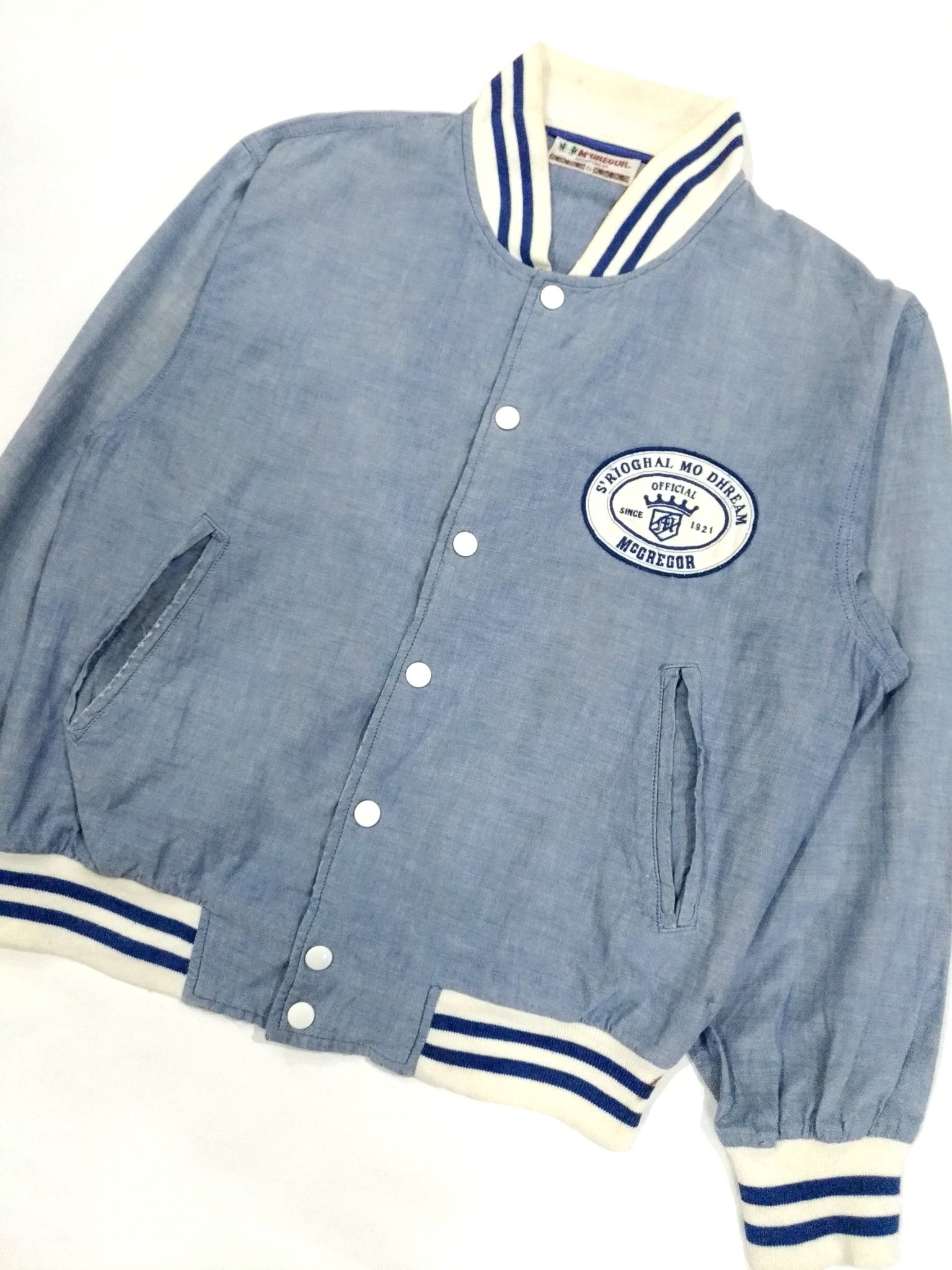 Designer × McGregor × Vintage RARE! VTG MCGREGOR "S'RIOGHAL MO DHREAM" VARSITY JACKET Size US M / EU 48-50 / 2 - 2 Thumbnail