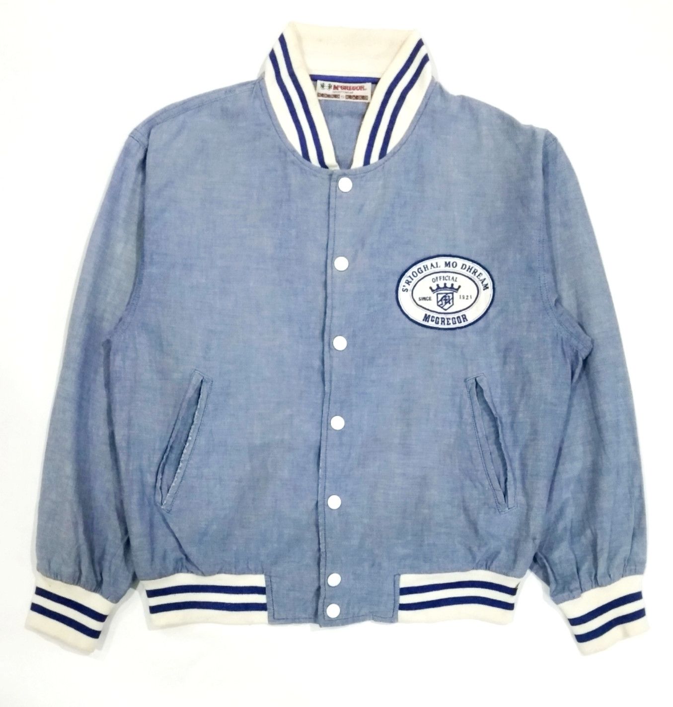 Designer × McGregor × Vintage RARE! VTG MCGREGOR "S'RIOGHAL MO DHREAM" VARSITY JACKET Size US M / EU 48-50 / 2 - 1 Thumbnail
