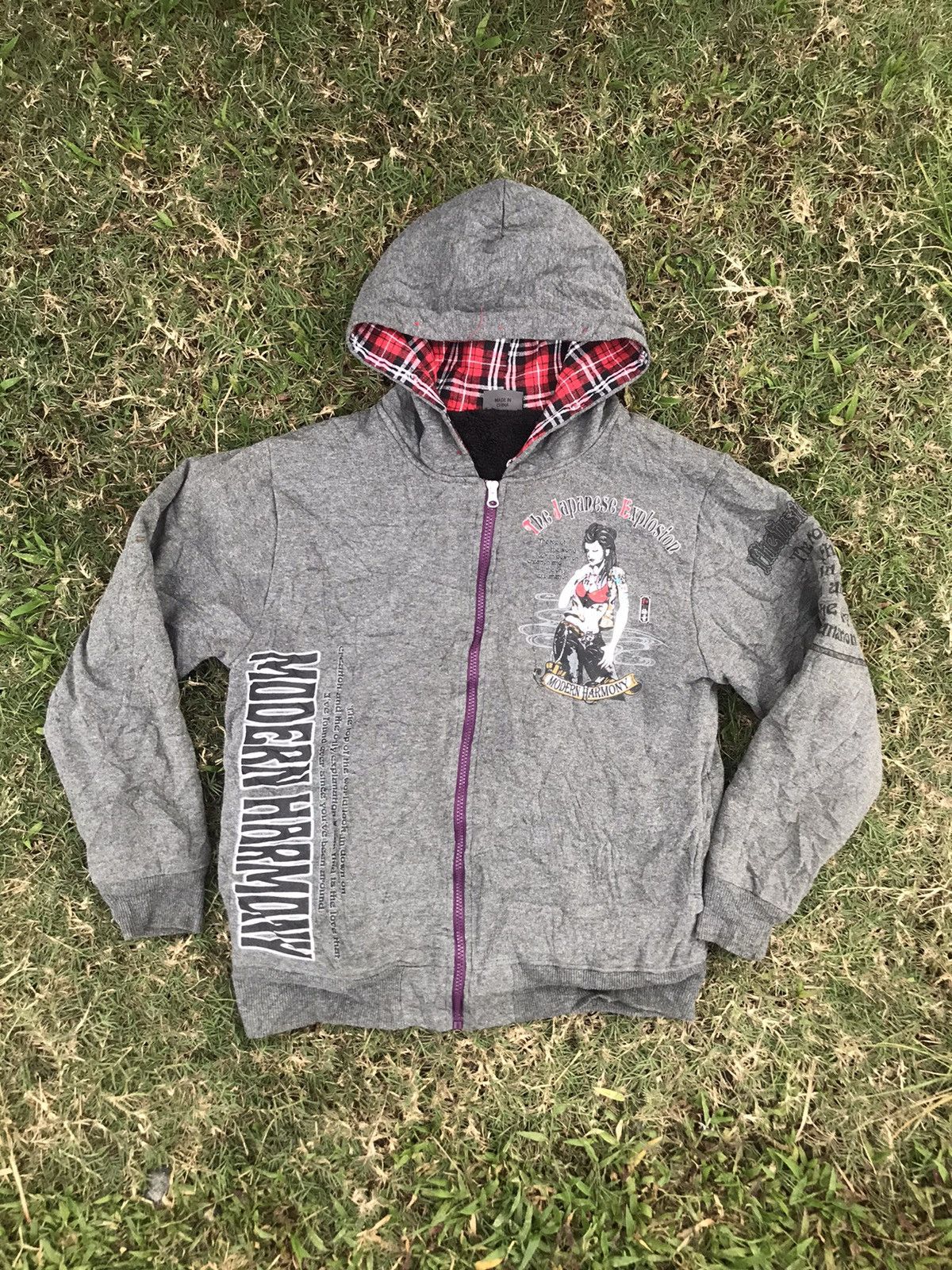 Japanese Brand The fusion japan printed zipper hoodie by bullet noise Size US M / EU 48-50 / 2 - 1 Thumbnail