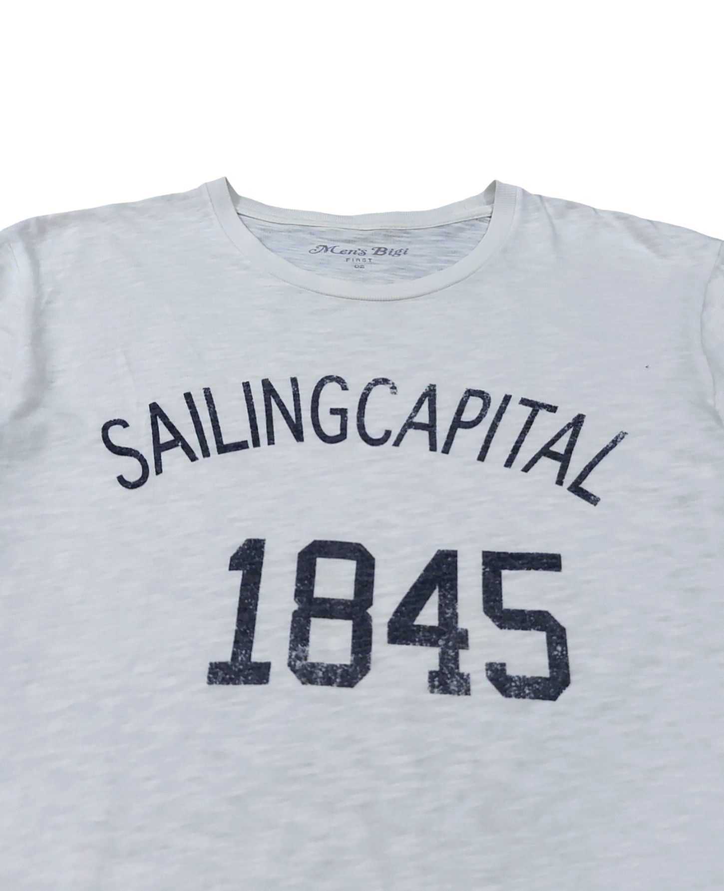 BIGI × Designer × Japanese Brand RARE! MENS BIGI FOOTBALL STYLE "SAILING CAPITAL 1845" Size US M / EU 48-50 / 2 - 5 Thumbnail