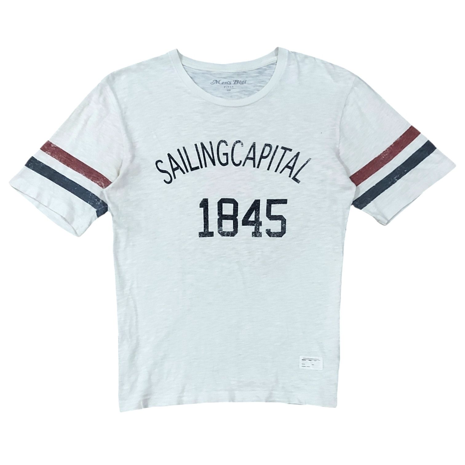 BIGI × Designer × Japanese Brand RARE! MENS BIGI FOOTBALL STYLE "SAILING CAPITAL 1845" Size US M / EU 48-50 / 2 - 1 Thumbnail