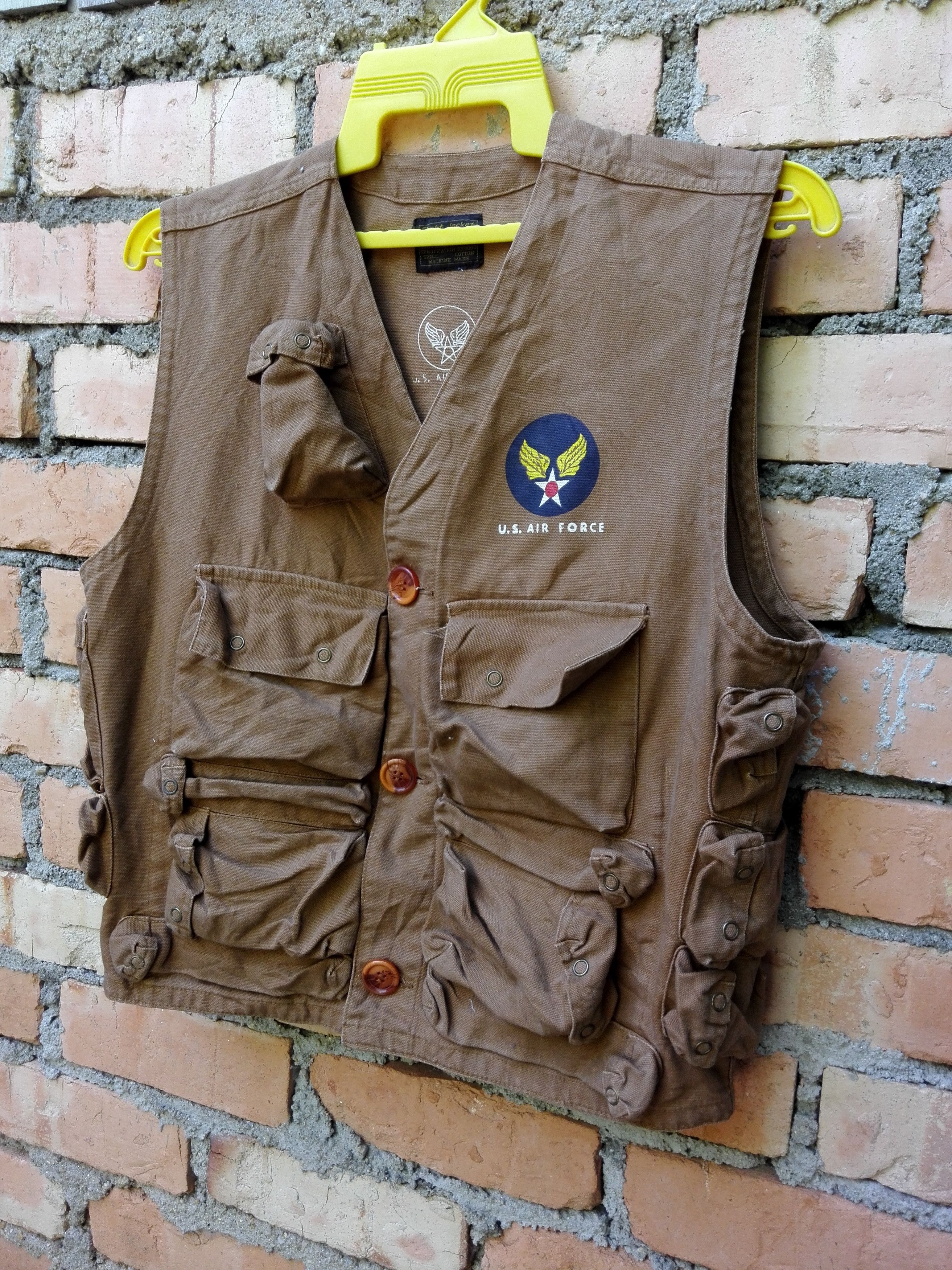 Japanese Brand U.S Air Force Vest Flight Jacket Type C-1 Size US M / EU 48-50 / 2 - 2 Thumbnail