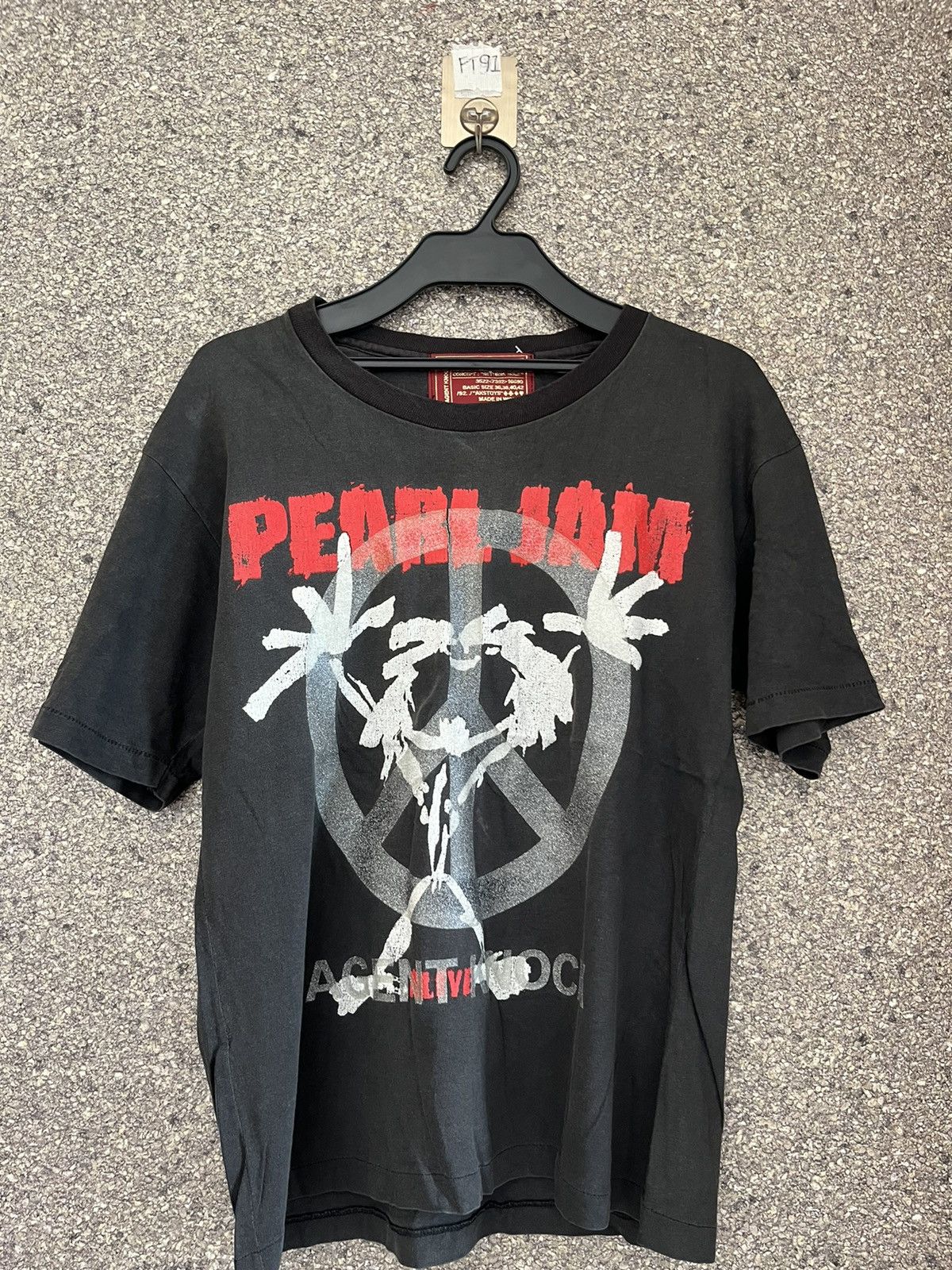 image of Vintage Pearl Jam Ft91 in Black, Men's (Size XL)