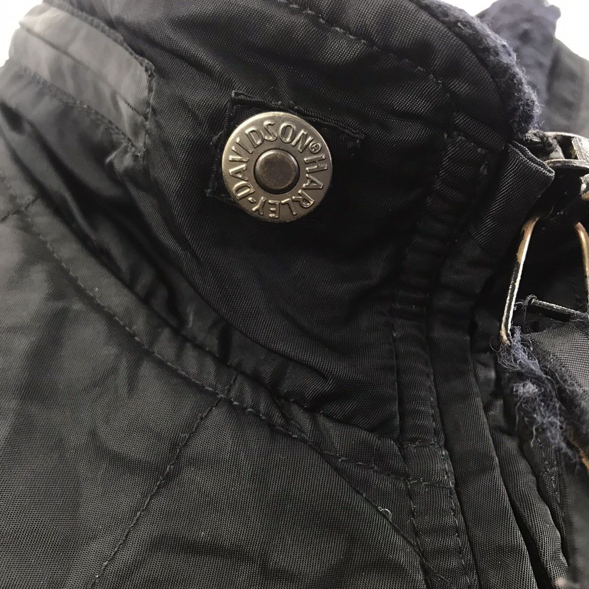 Harley Davidson HARLEY DAVIDSON Motorcycle Quilted Black Bomber Jacket Bike Size US M / EU 48-50 / 2 - 4 Thumbnail