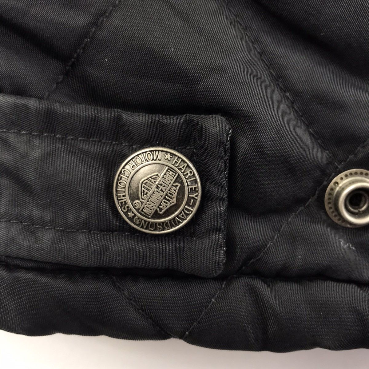 Harley Davidson HARLEY DAVIDSON Motorcycle Quilted Black Bomber Jacket Bike Size US M / EU 48-50 / 2 - 5 Thumbnail