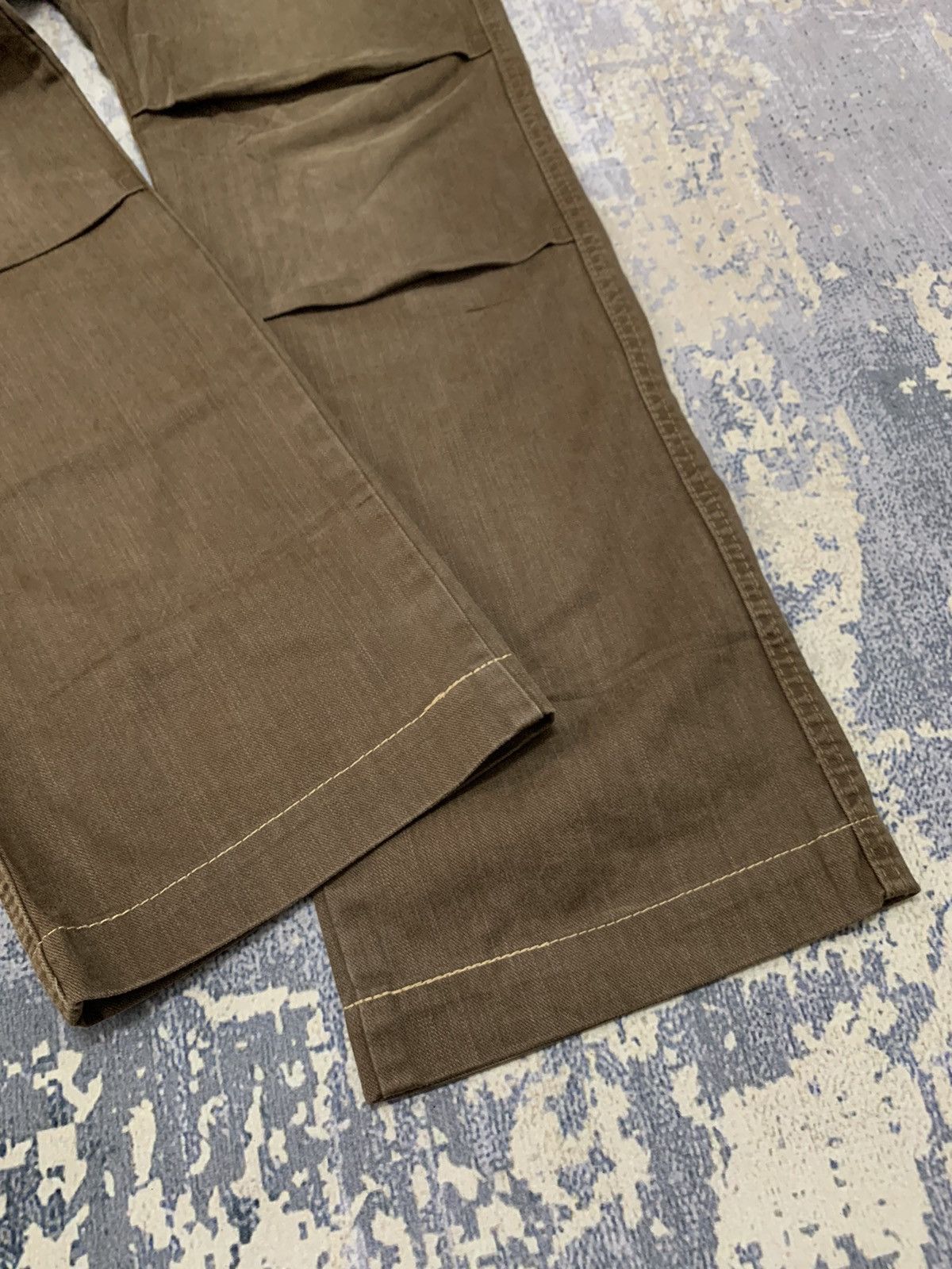 Japanese Brand Edwin 505 Baker Pants Khaki Cargo W32x29 Size US 32 / EU 48 - 10 Thumbnail